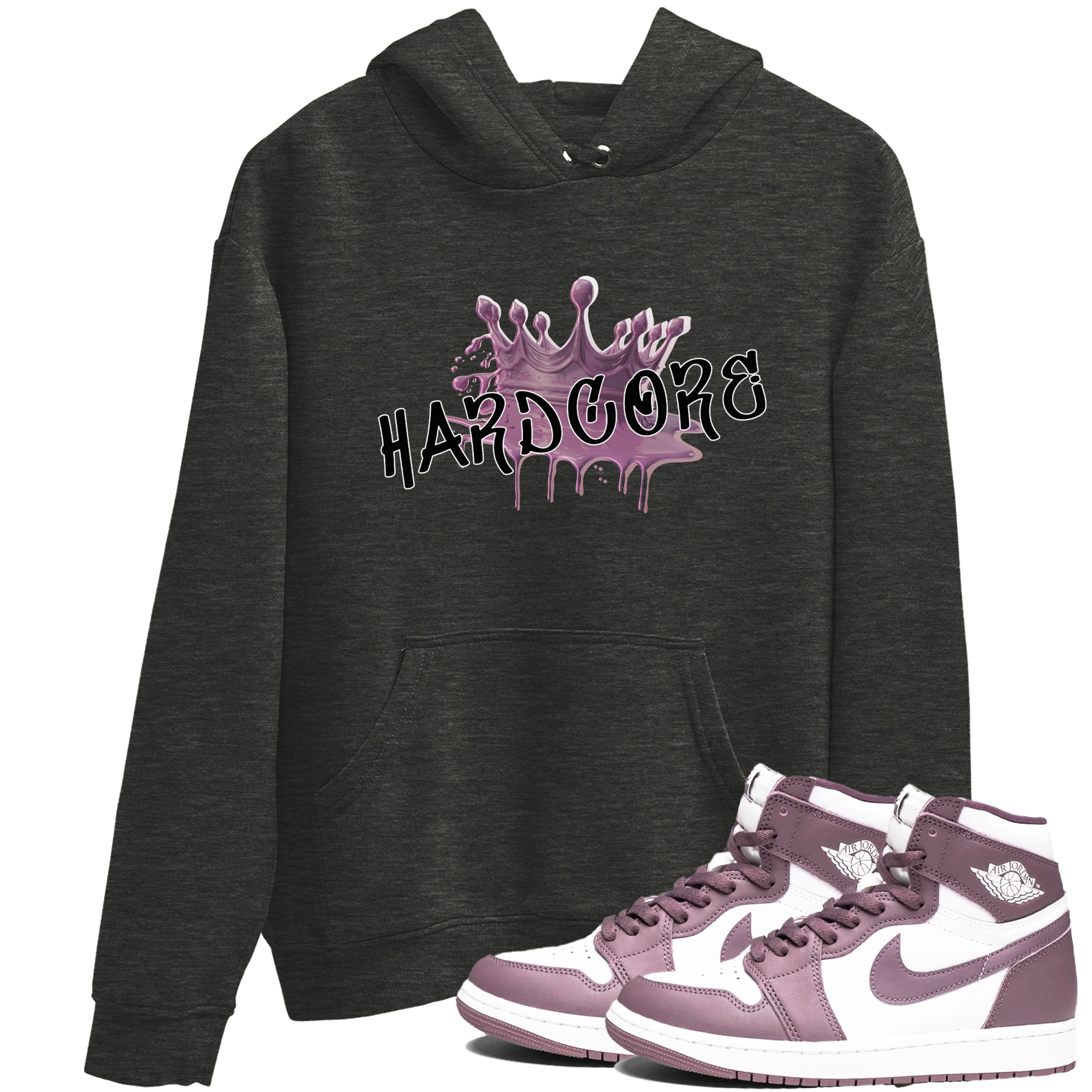 Hardcore snkmatch Tee - Air Jordan 1 Mauve