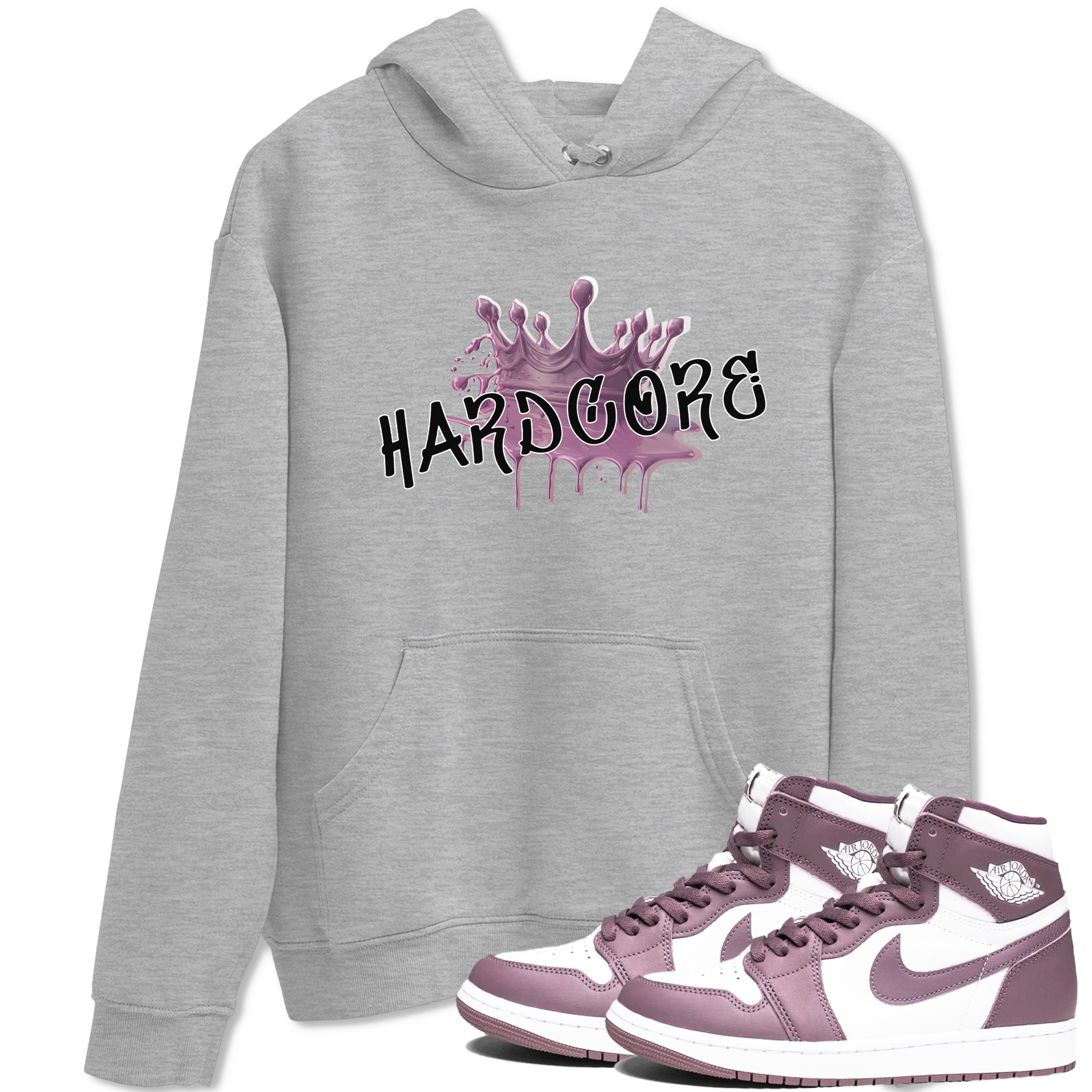Hardcore snkmatch Tee - Air Jordan 1 Mauve