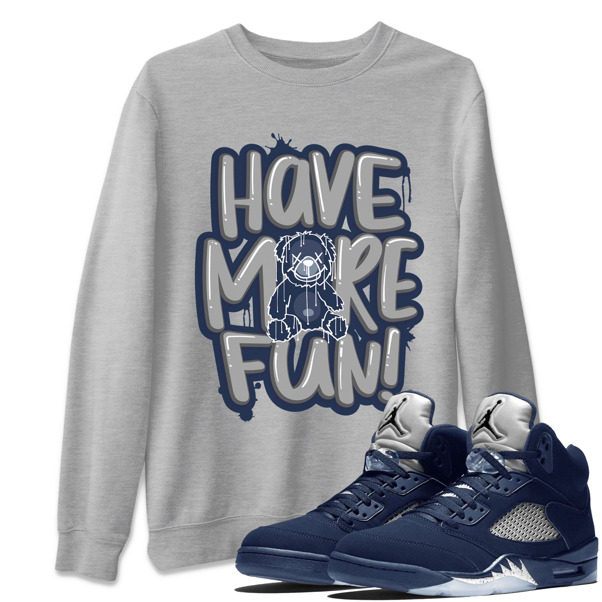 Have More Fun Unisex Tops - Air Jordan 5 Georgetown