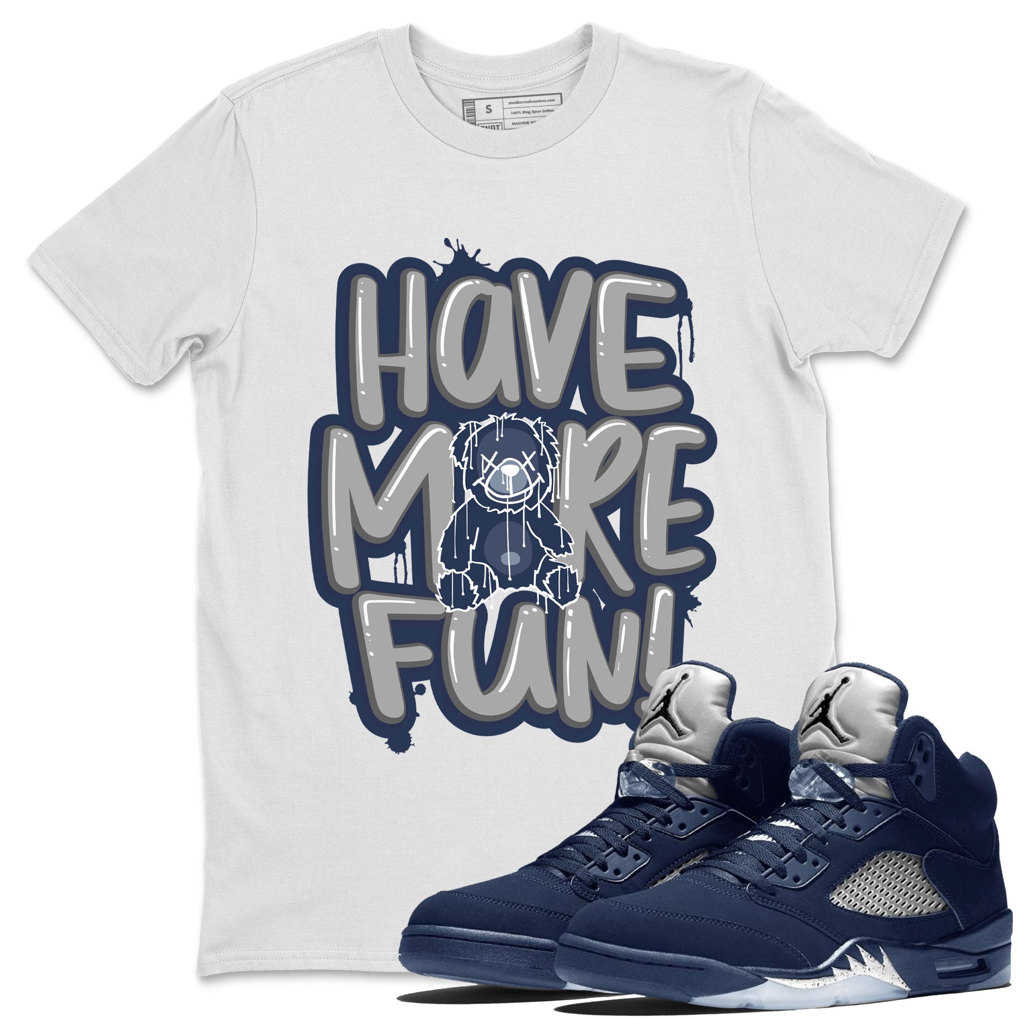 Have More Fun Unisex Tops - Air Jordan 5 Georgetown