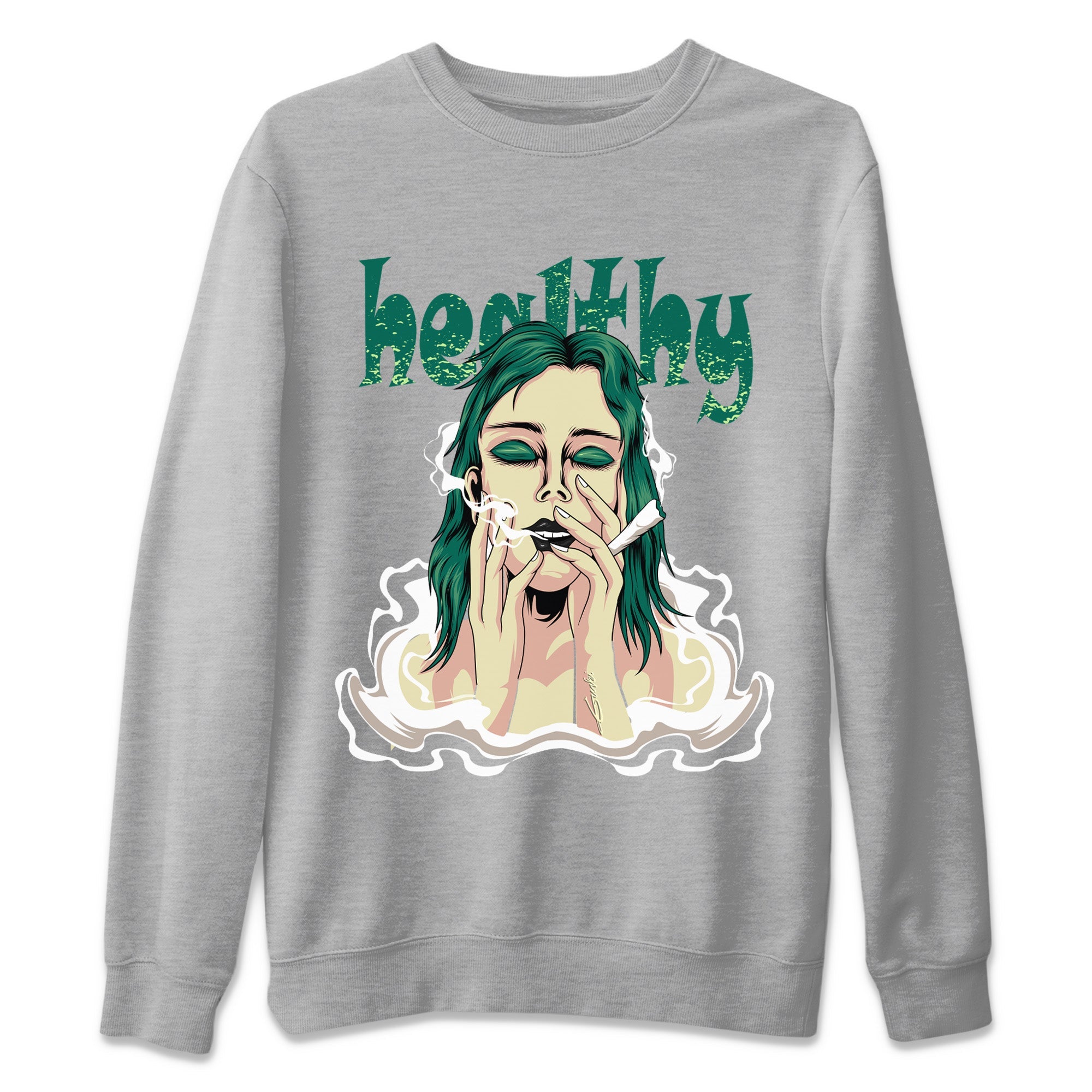 Healthy Unisex Tops - Air Jordan 1 Gorge Green