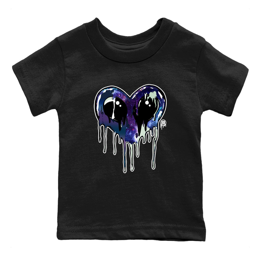 Heart Alien snkmatch Tees Kids - Air Foamposite One Galaxy