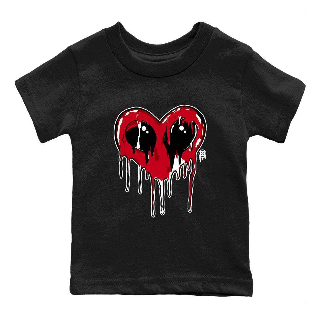 Heart Alien snkmatch Tees Kids - Air Jordan 1 '85 Bred