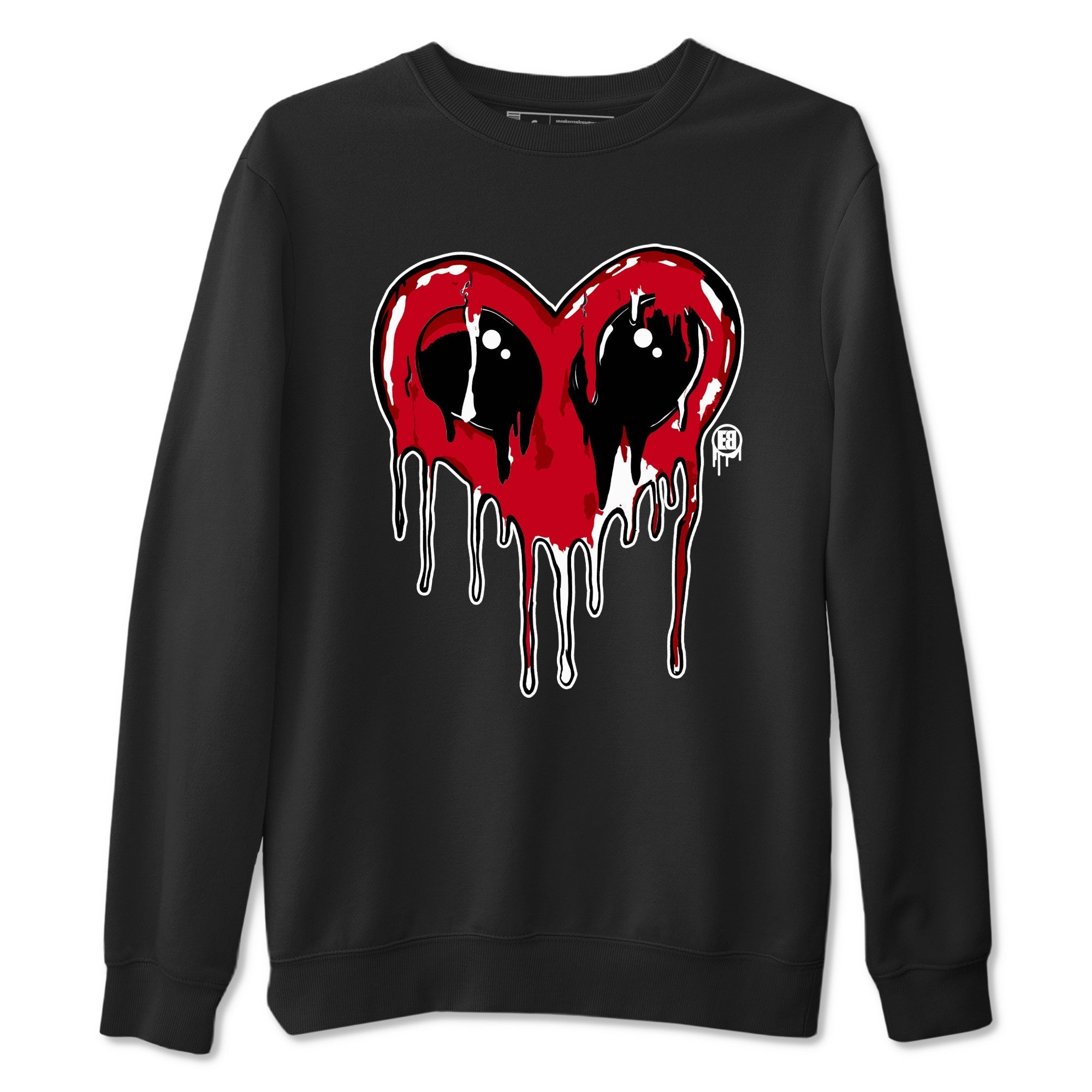 Heart Alien snkmatch Tees - Air Jordan 1 '85 Bred
