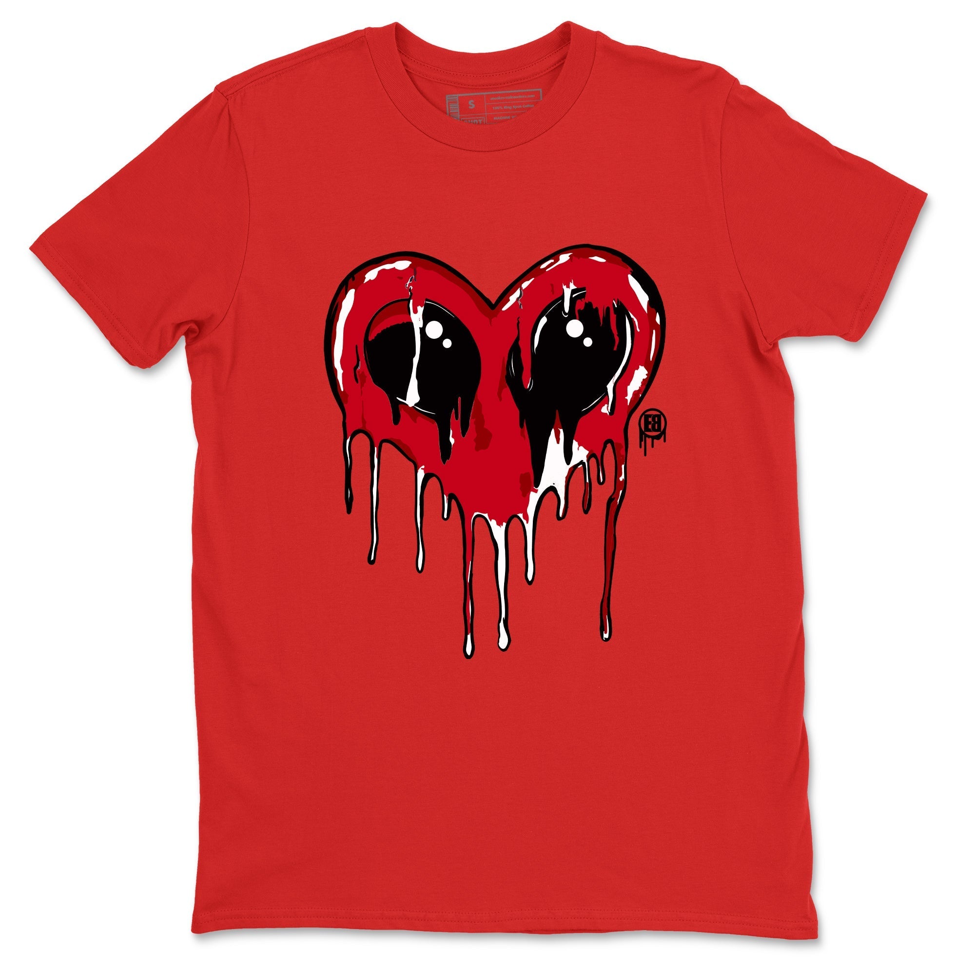 Heart Alien snkmatch Tees - Air Jordan 1 '85 Bred