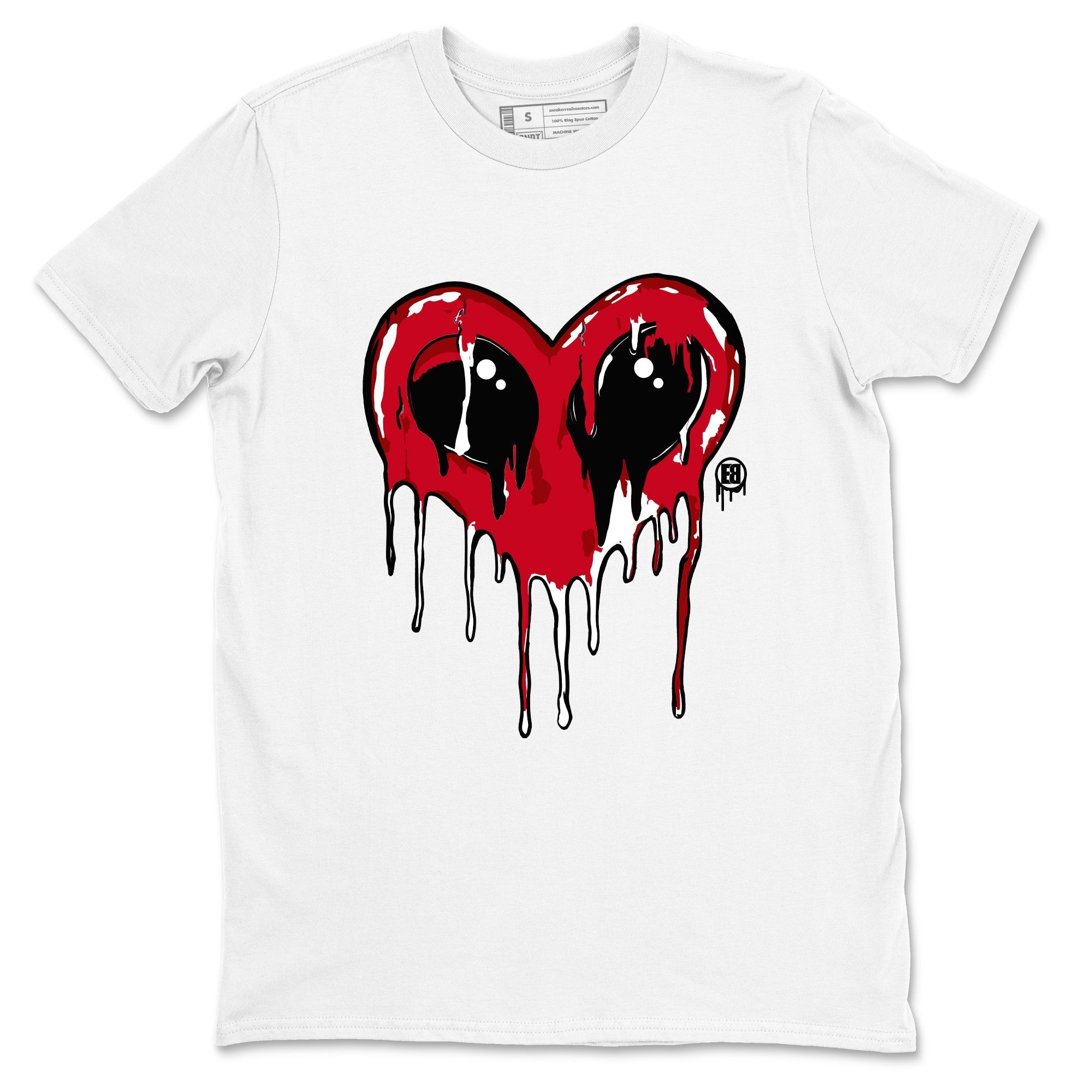 Heart Alien snkmatch Tees - Air Jordan 1 '85 Bred