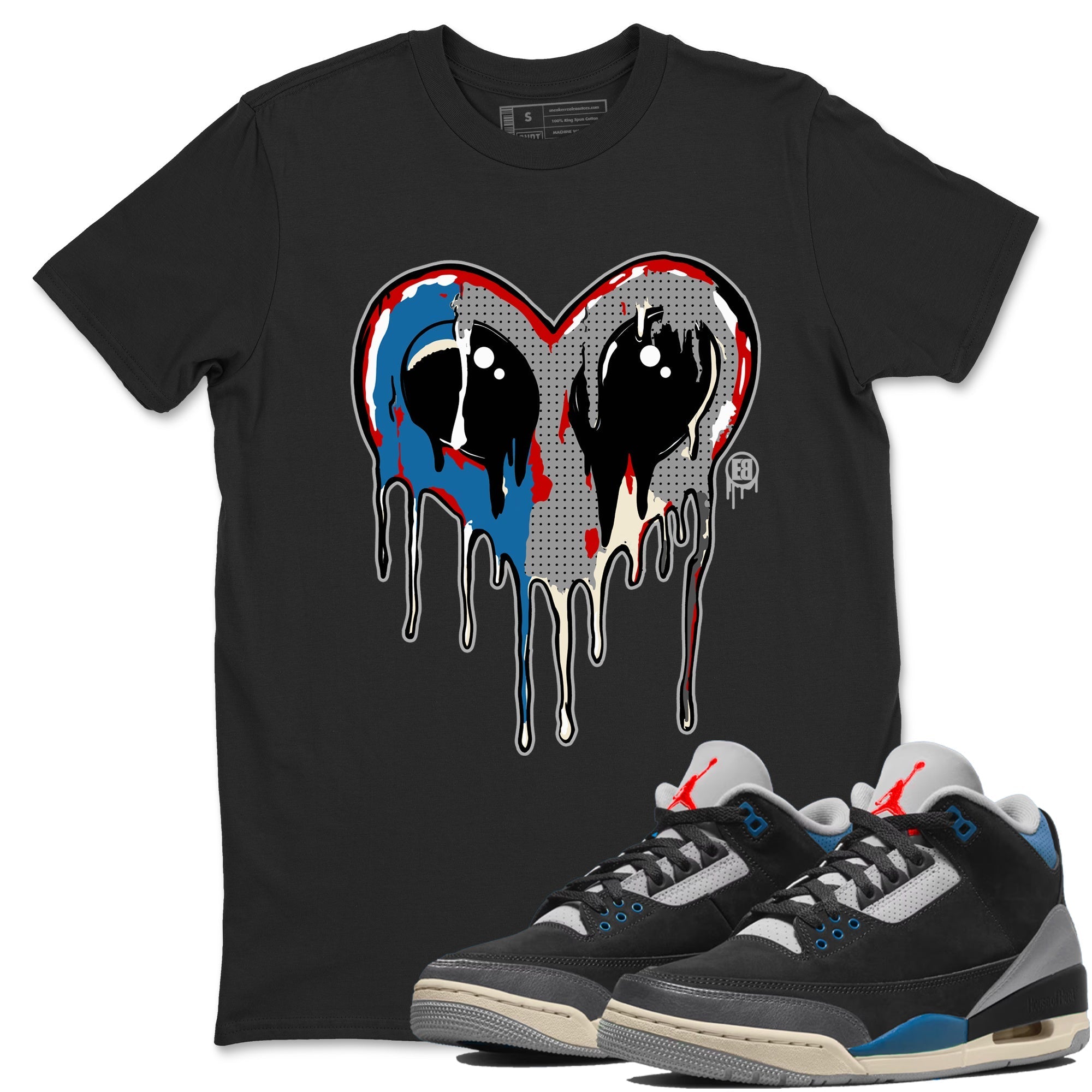 Heart Alien snkmatch Tees - Air Jordan 3 Rare Air
