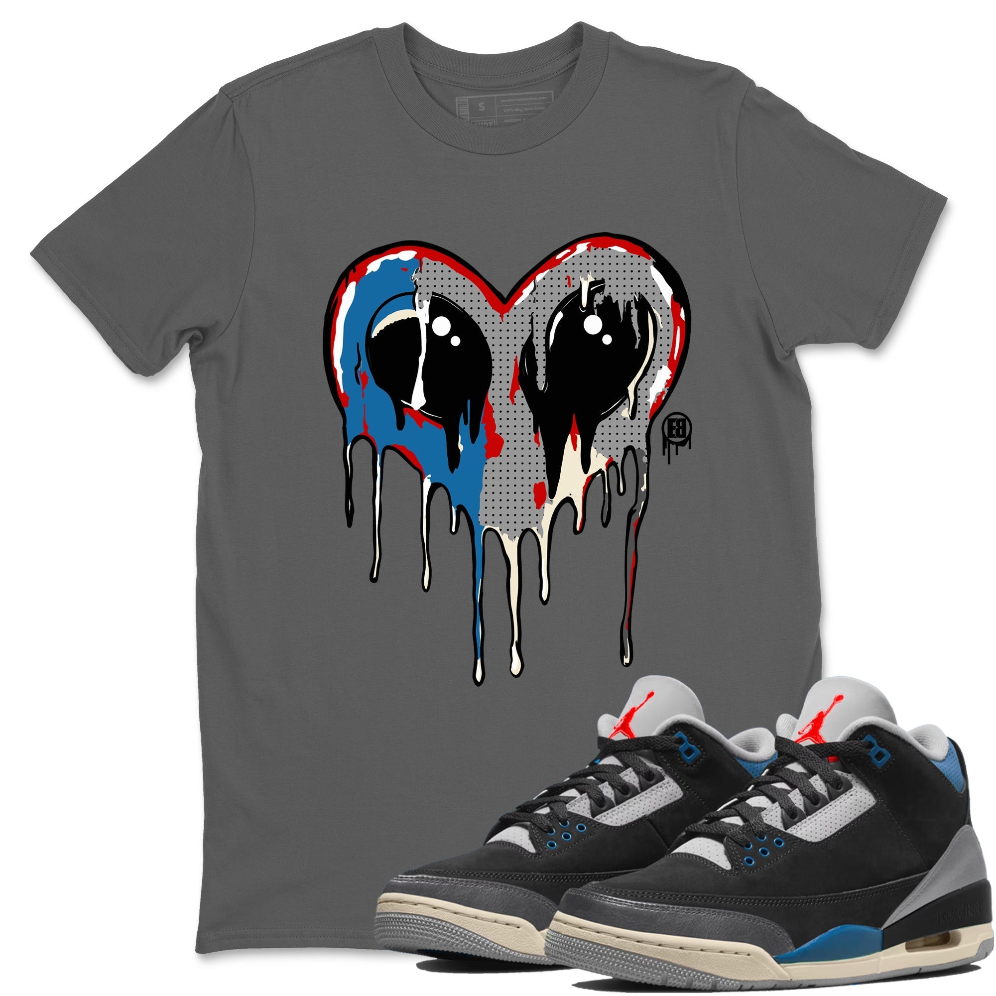 Heart Alien snkmatch Tees - Air Jordan 3 Rare Air