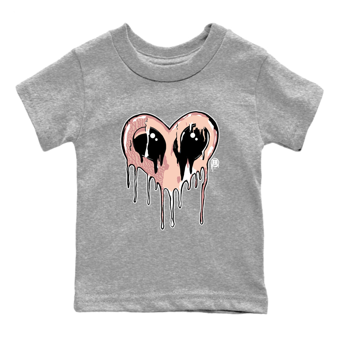 Heart Alien snkmatch Tees Kids - Air Jordan 3 Valentines Day