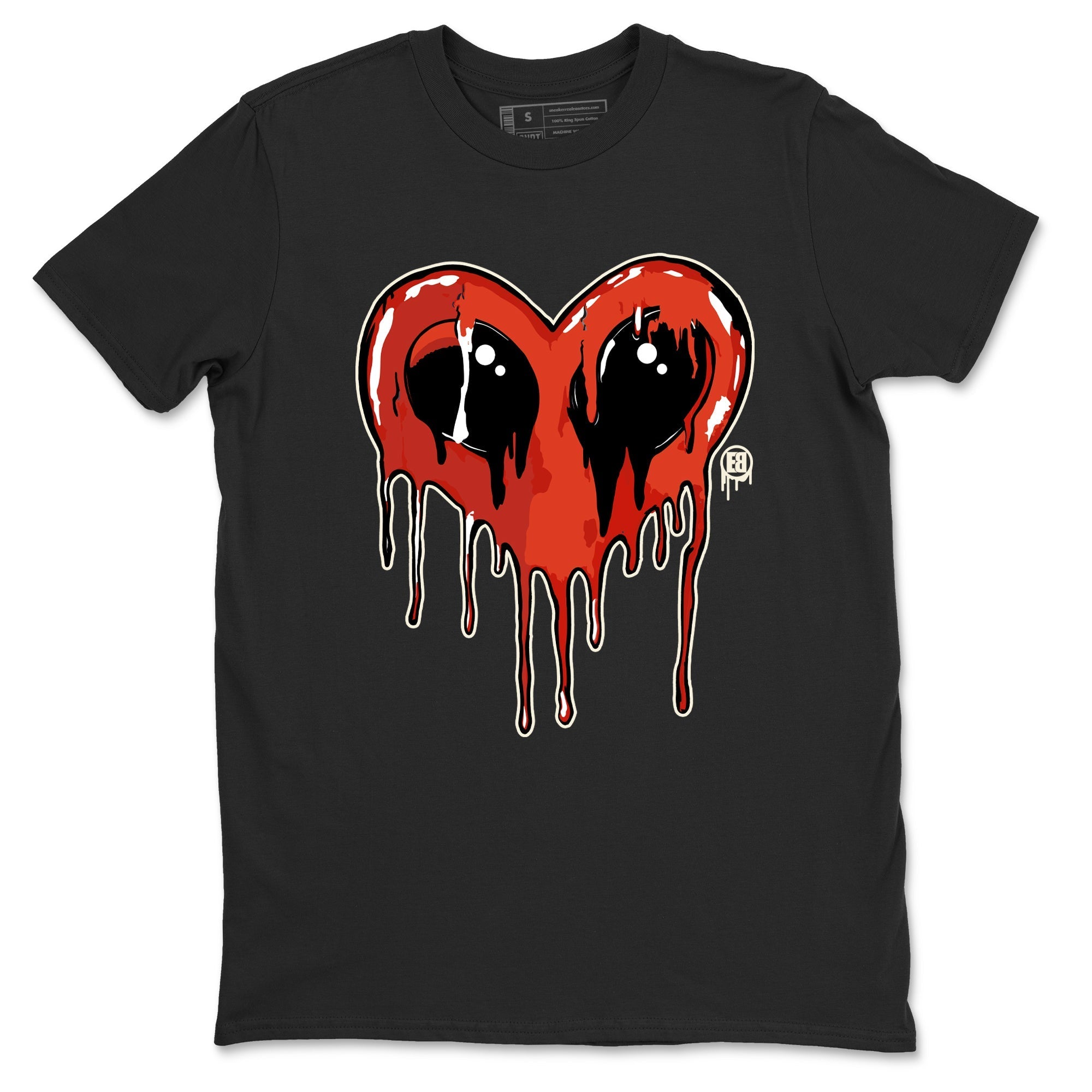 Heart Alien snkmatch Tees - Air Jordan 4 Brick By Brick