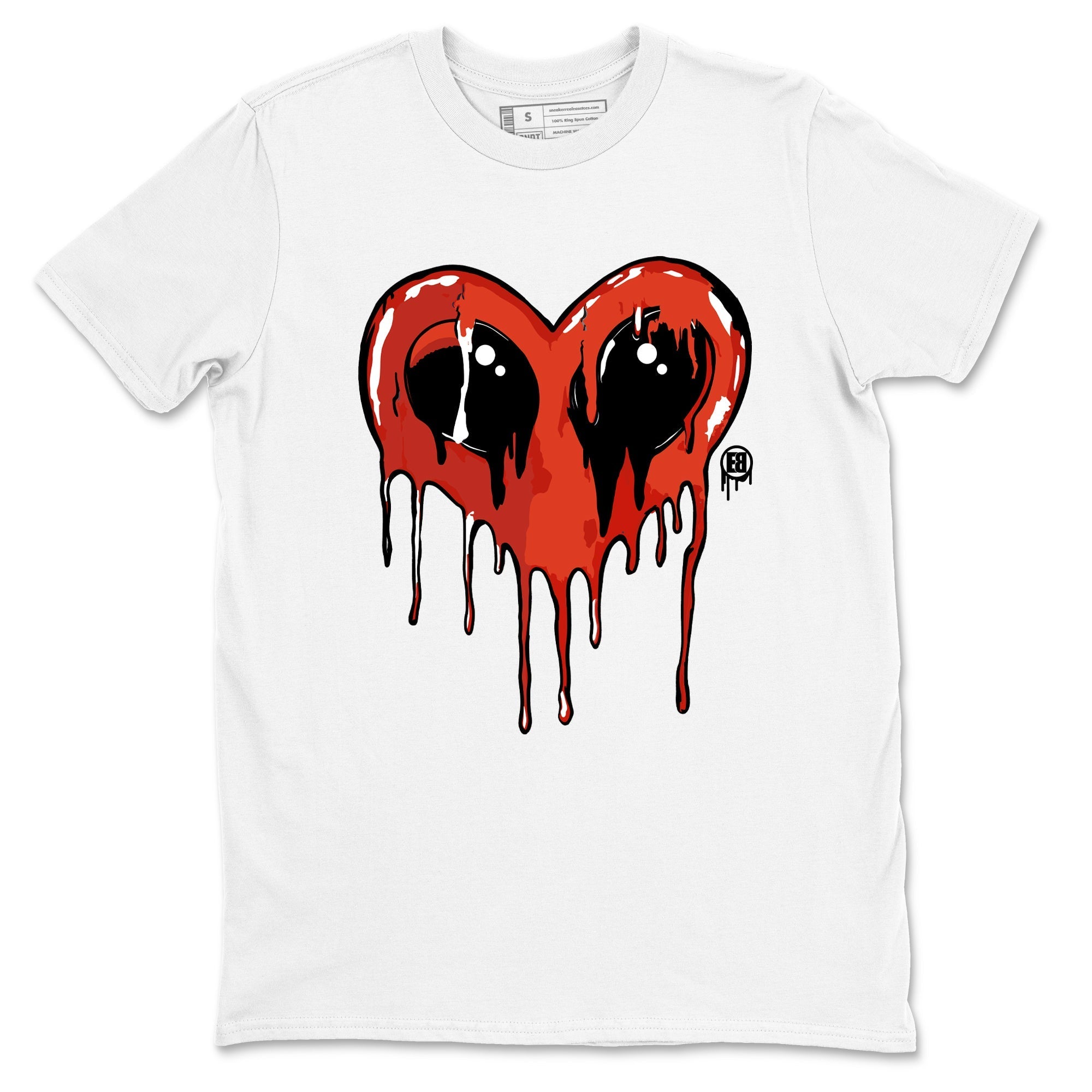 Heart Alien snkmatch Tees - Air Jordan 4 Brick By Brick