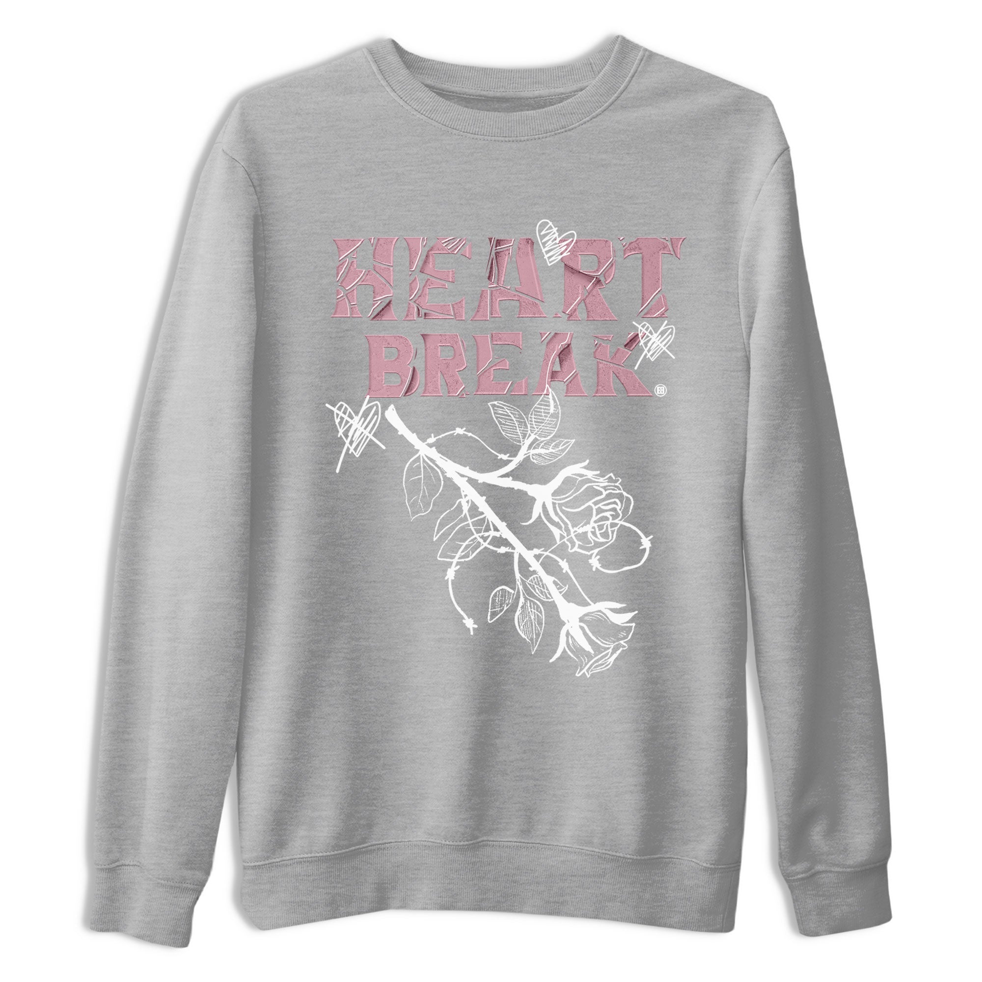 Heart Break snkmatch Tee - Air Jordan 1 Mauve