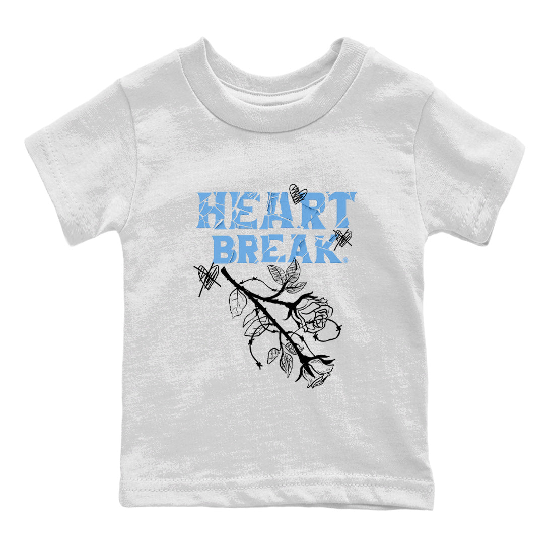 Heart Break Kids Tops - Air Jordan 1 UNC Toe