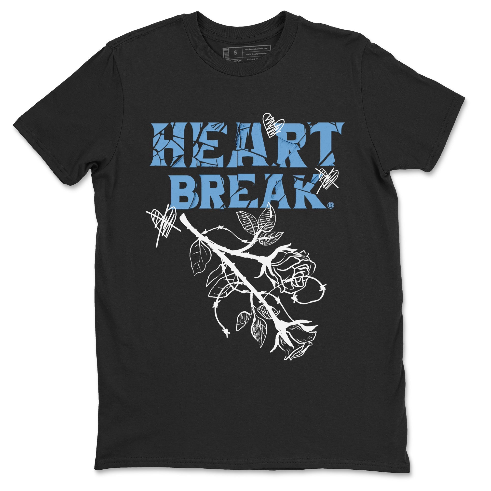 Heart Break Unisex Tops - Air Jordan 1 UNC Toe