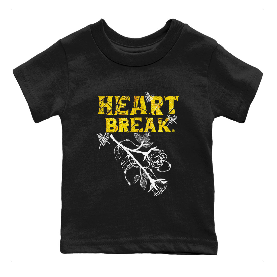 Heart Break Kids Tops - Air Jordan 11 Yellow Python