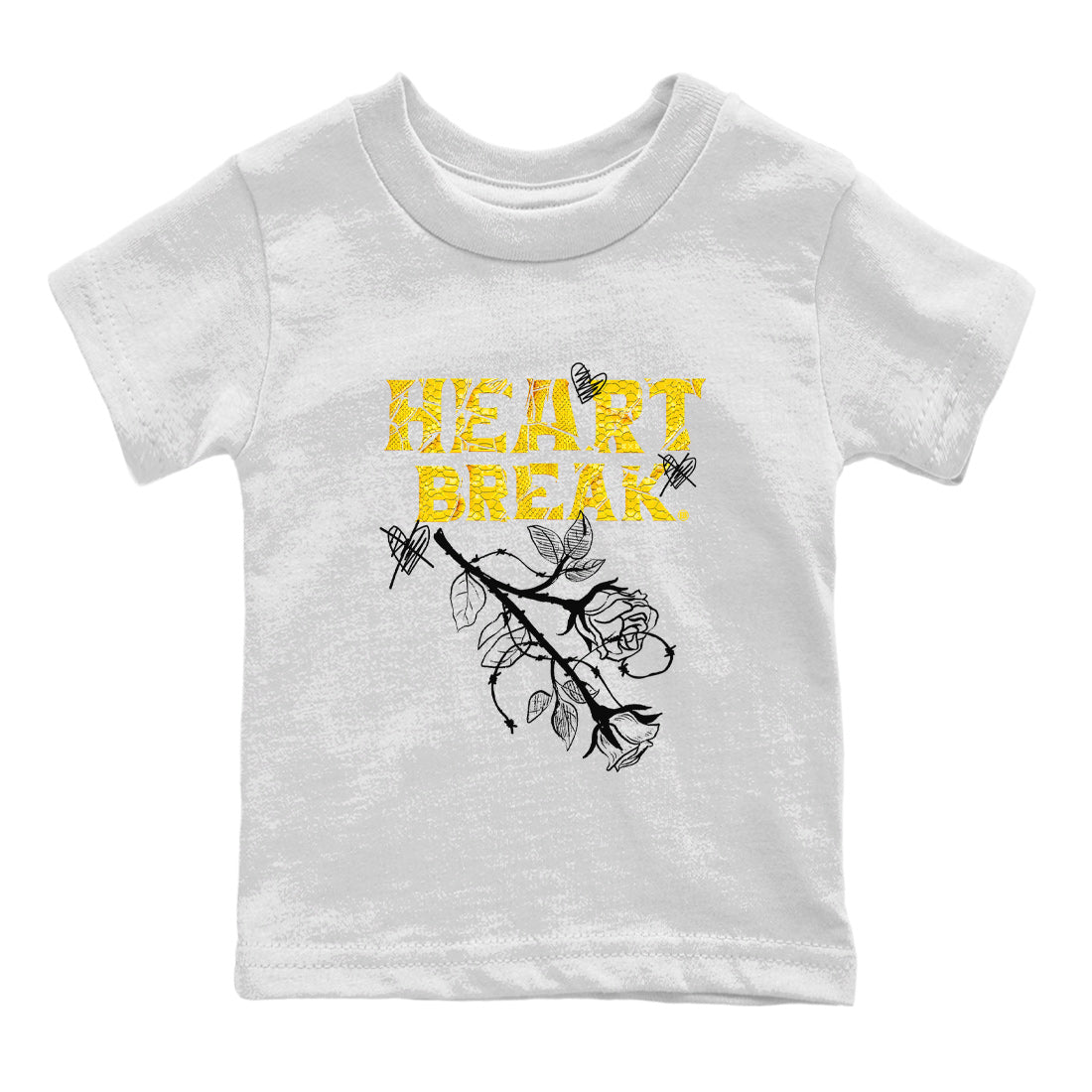 Heart Break Kids Tops - Air Jordan 11 Yellow Python