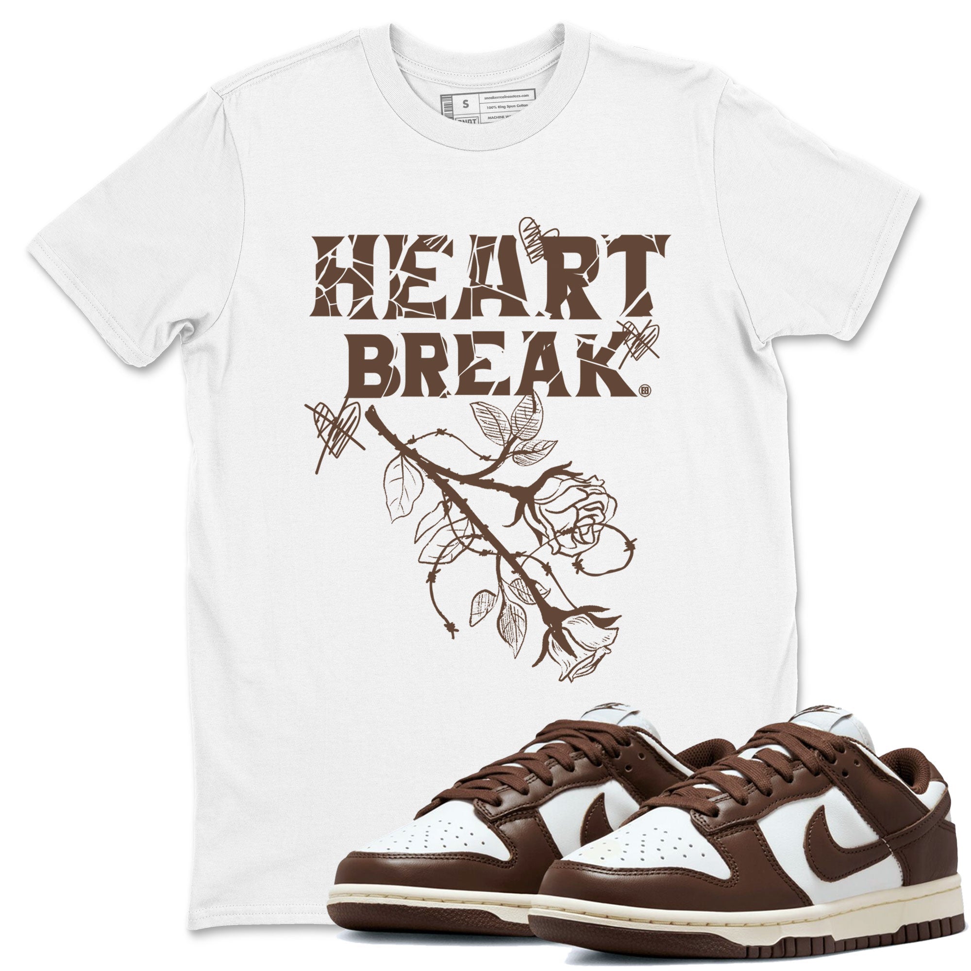 Heart Break snkmatch Tee - Dunk Cacao Wow