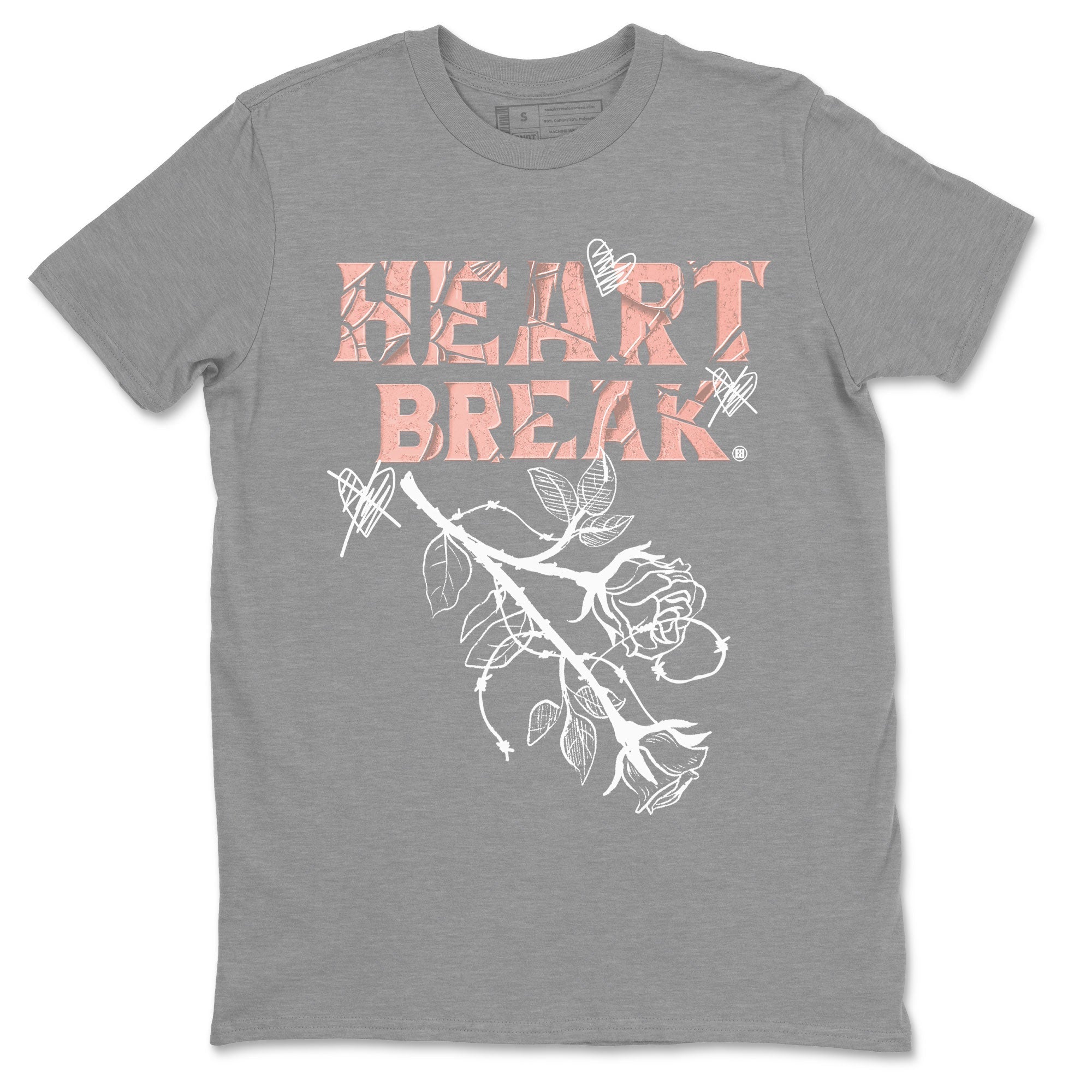 Heart Break snkmatch Tee - Dunk Rose Whisper