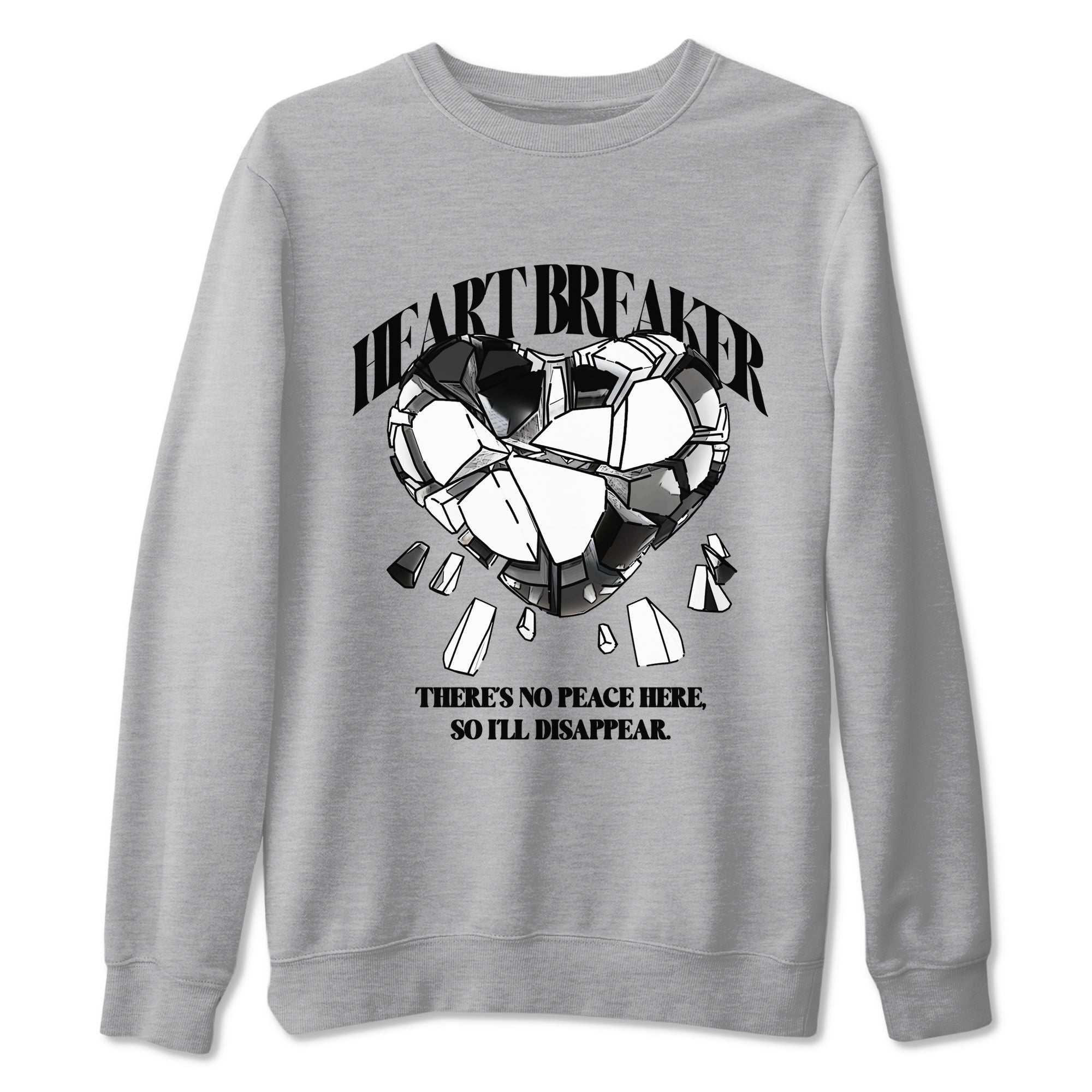 Heart Breaker snkmatch Tees - Air Jordan 1 Black White