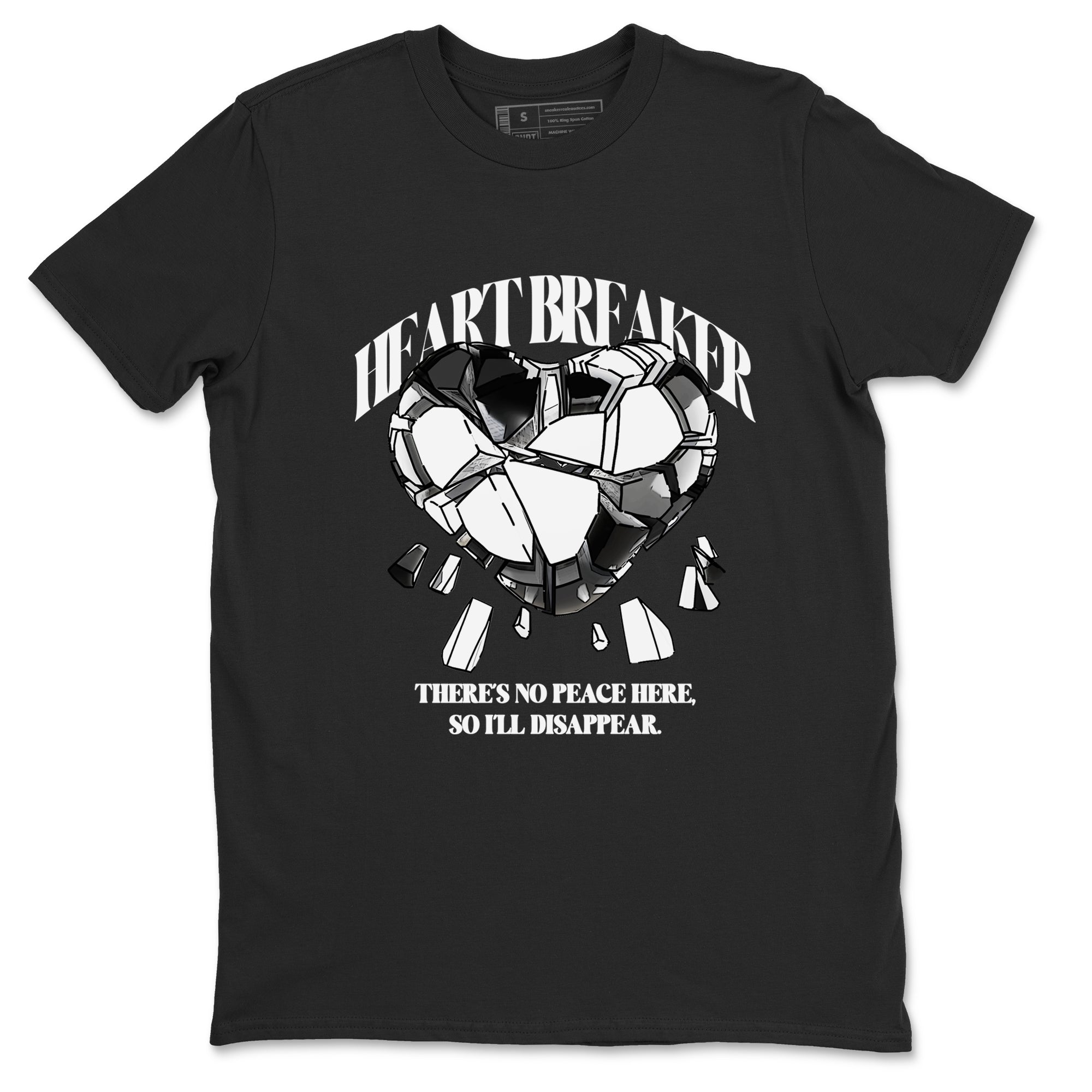 Heart Breaker snkmatch Tees - Air Jordan 1 Black White