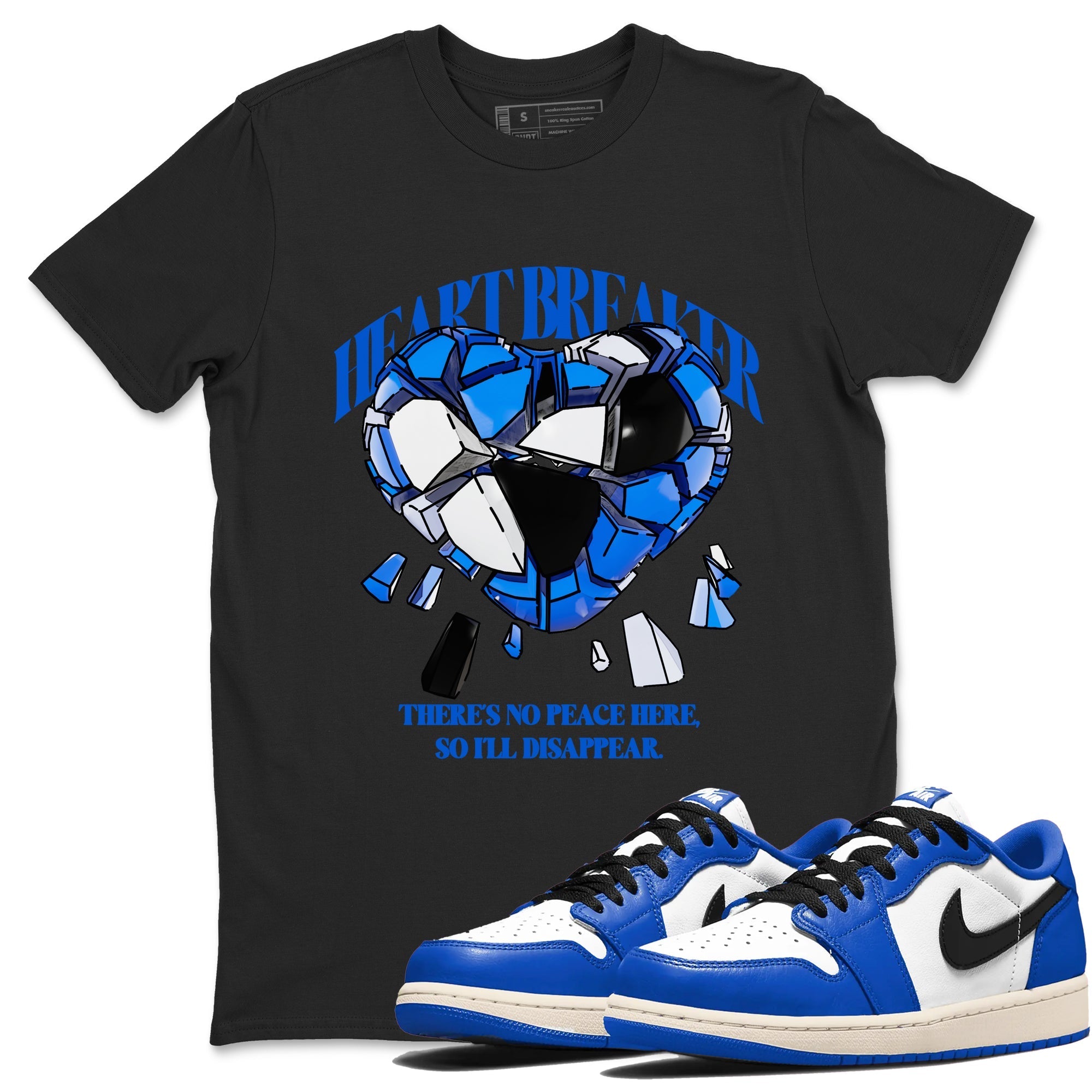 Heart Breaker snkmatch Tees - Air Jordan 1 Game Royal