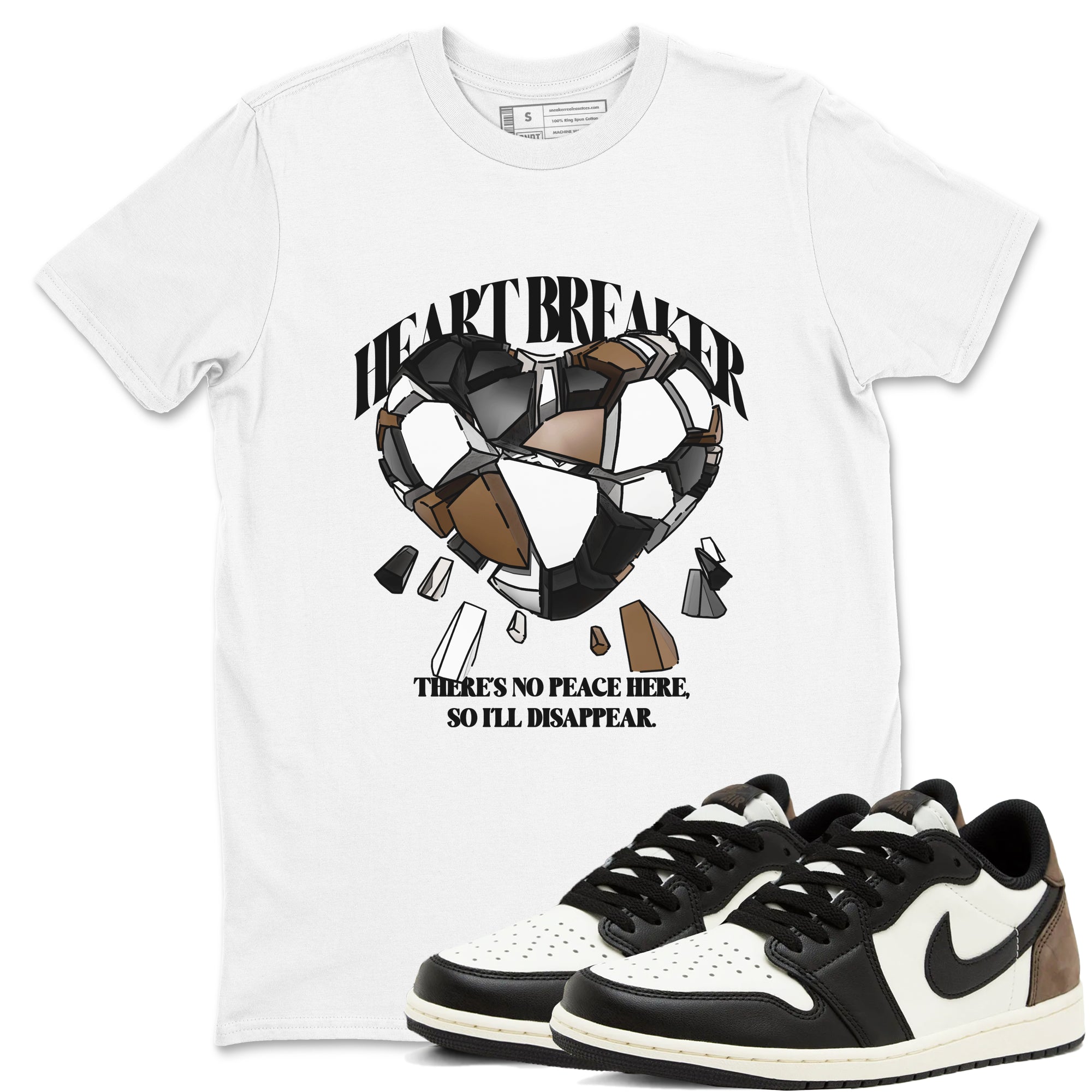 Heart Breaker snkmatch Tees - Air Jordan 1 Mocha