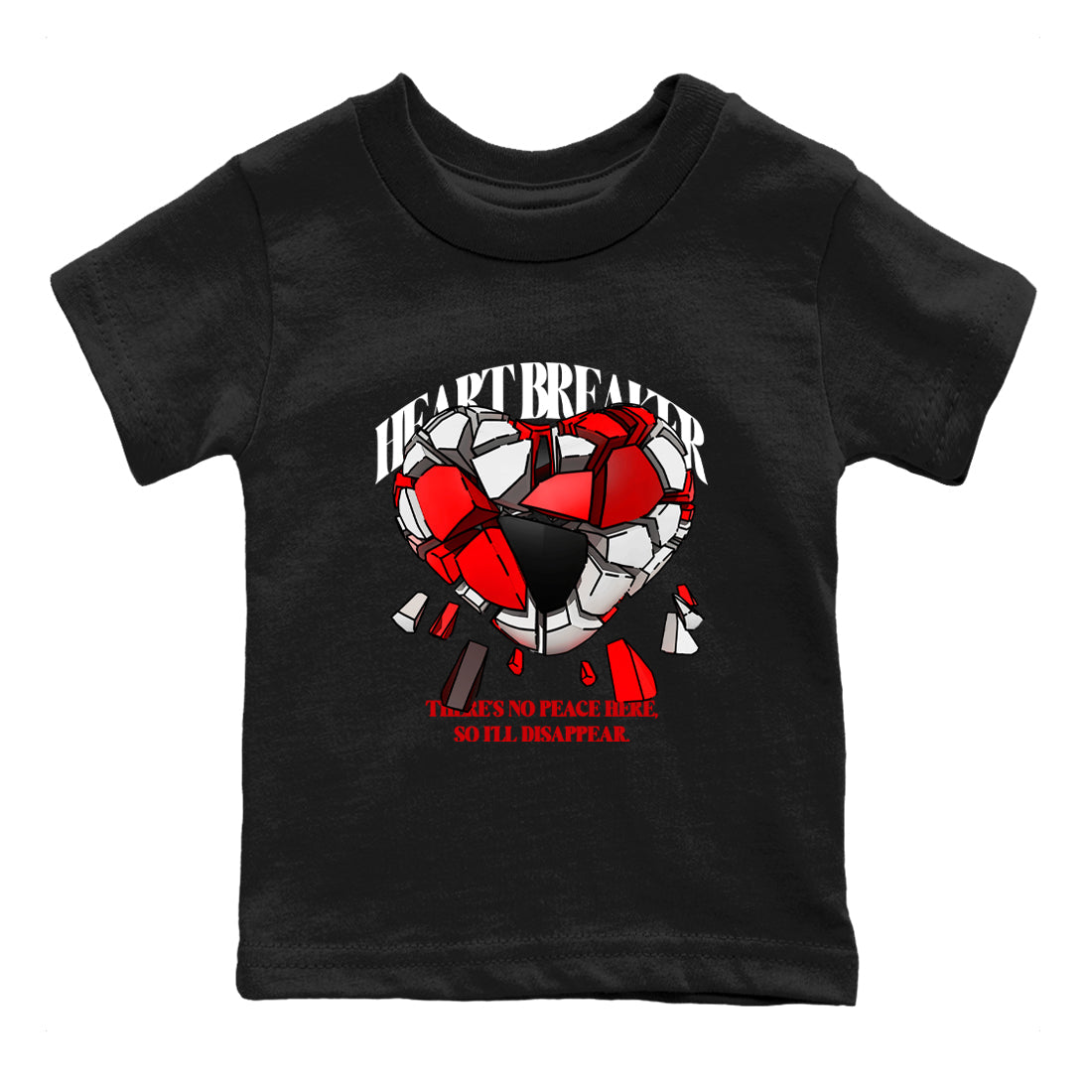 Heart Breaker snkmatch Tees Kids - Air Jordan 11 Bred