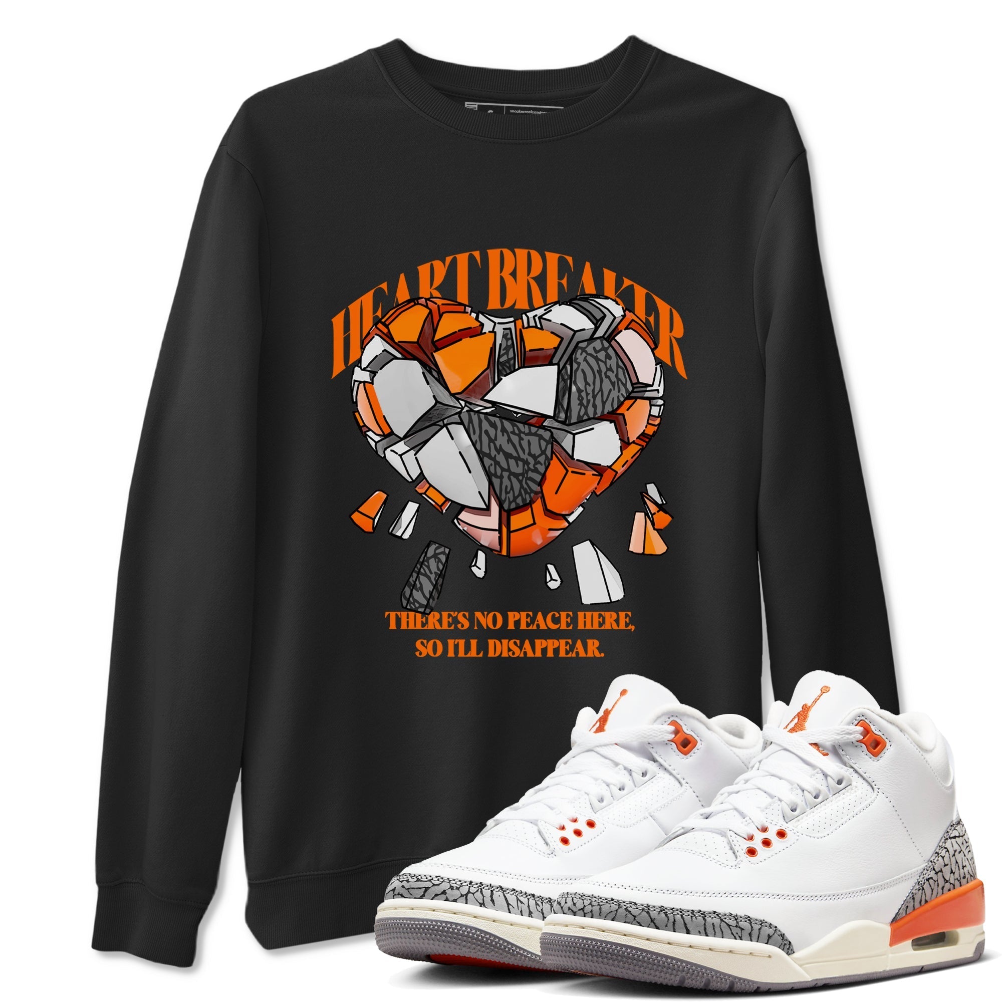 Heart Breaker snkmatch Tees - Air Jordan 3 Georgia Peach