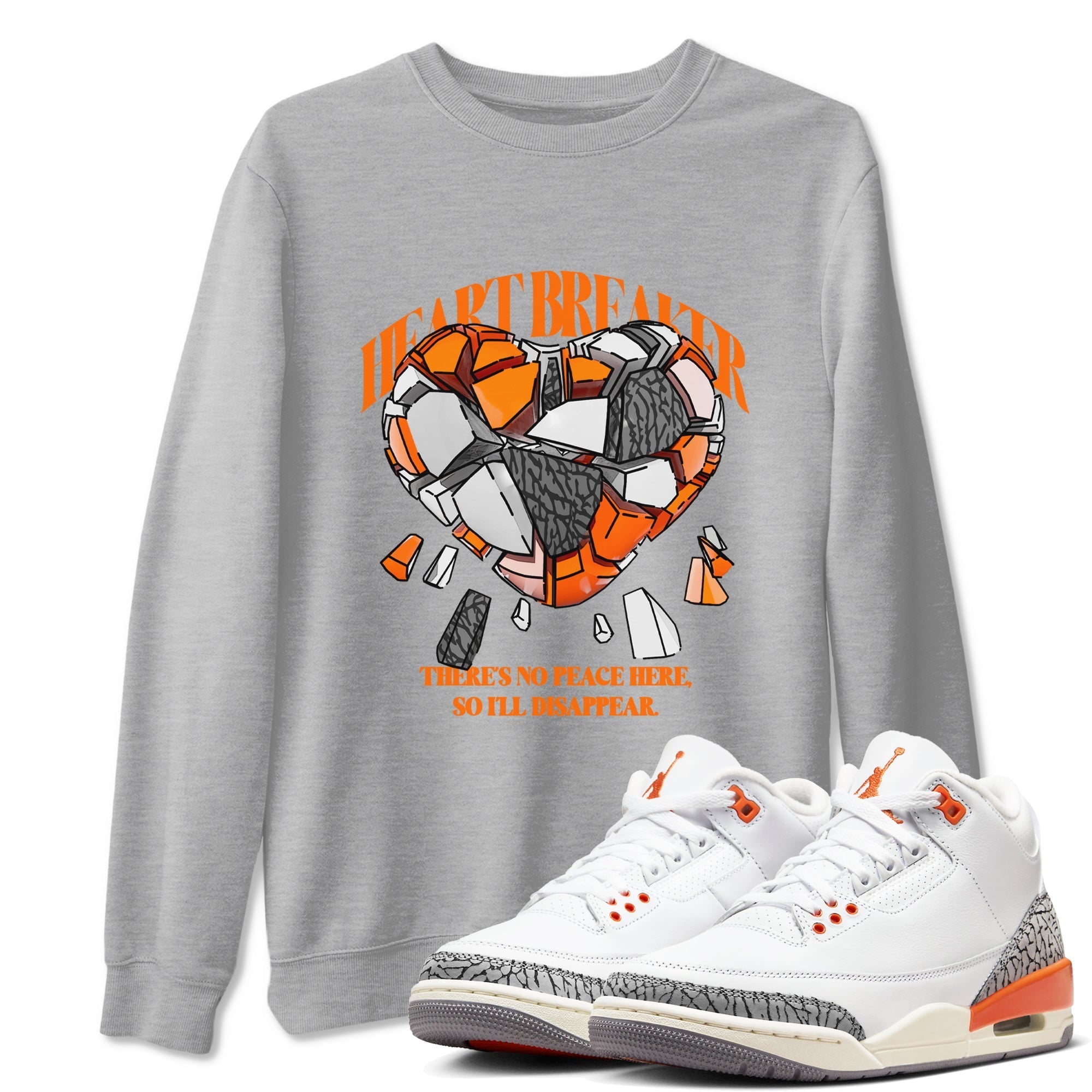Heart Breaker snkmatch Tees - Air Jordan 3 Georgia Peach