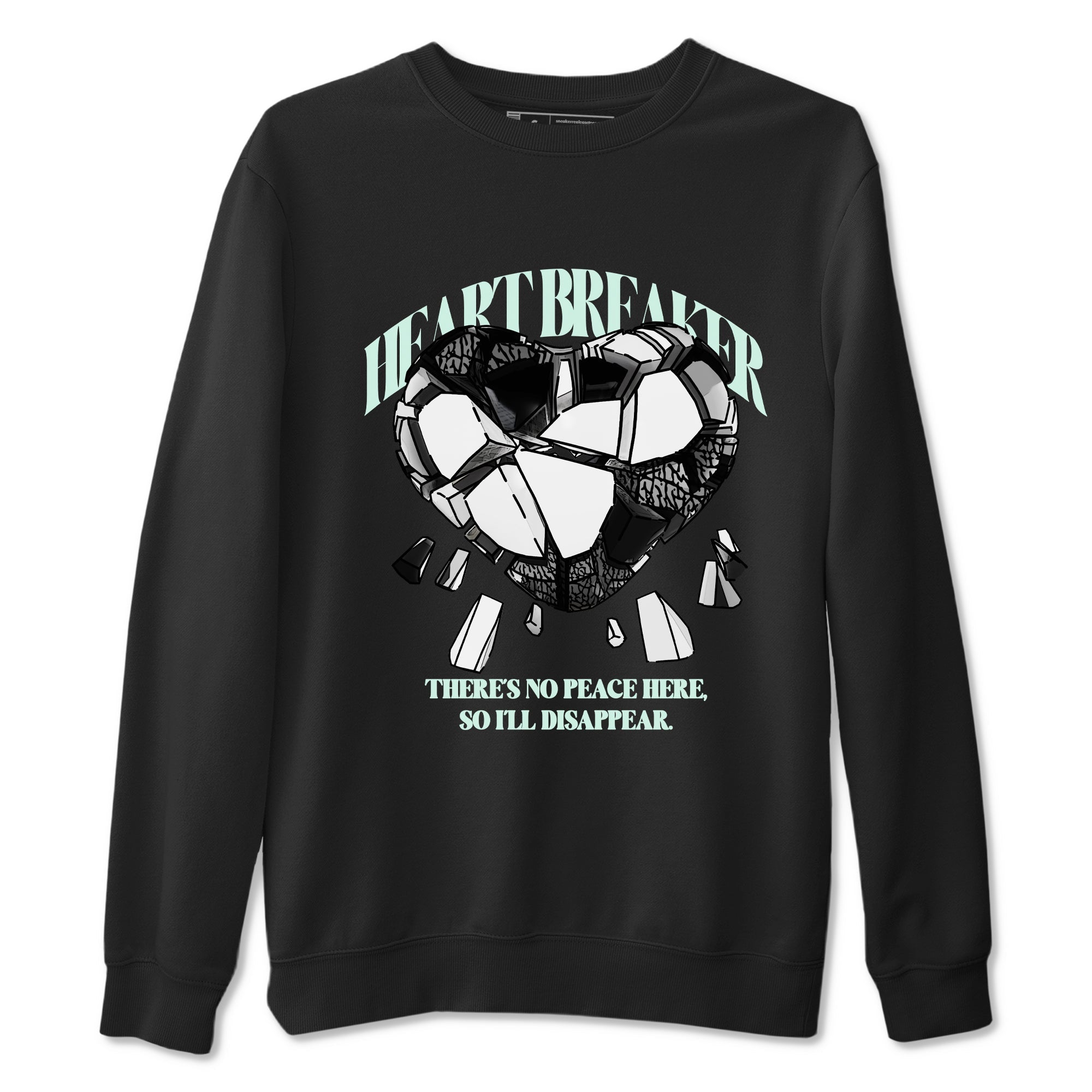 Heart Breaker snkmatch Tees - Air Jordan 3 Green Glow