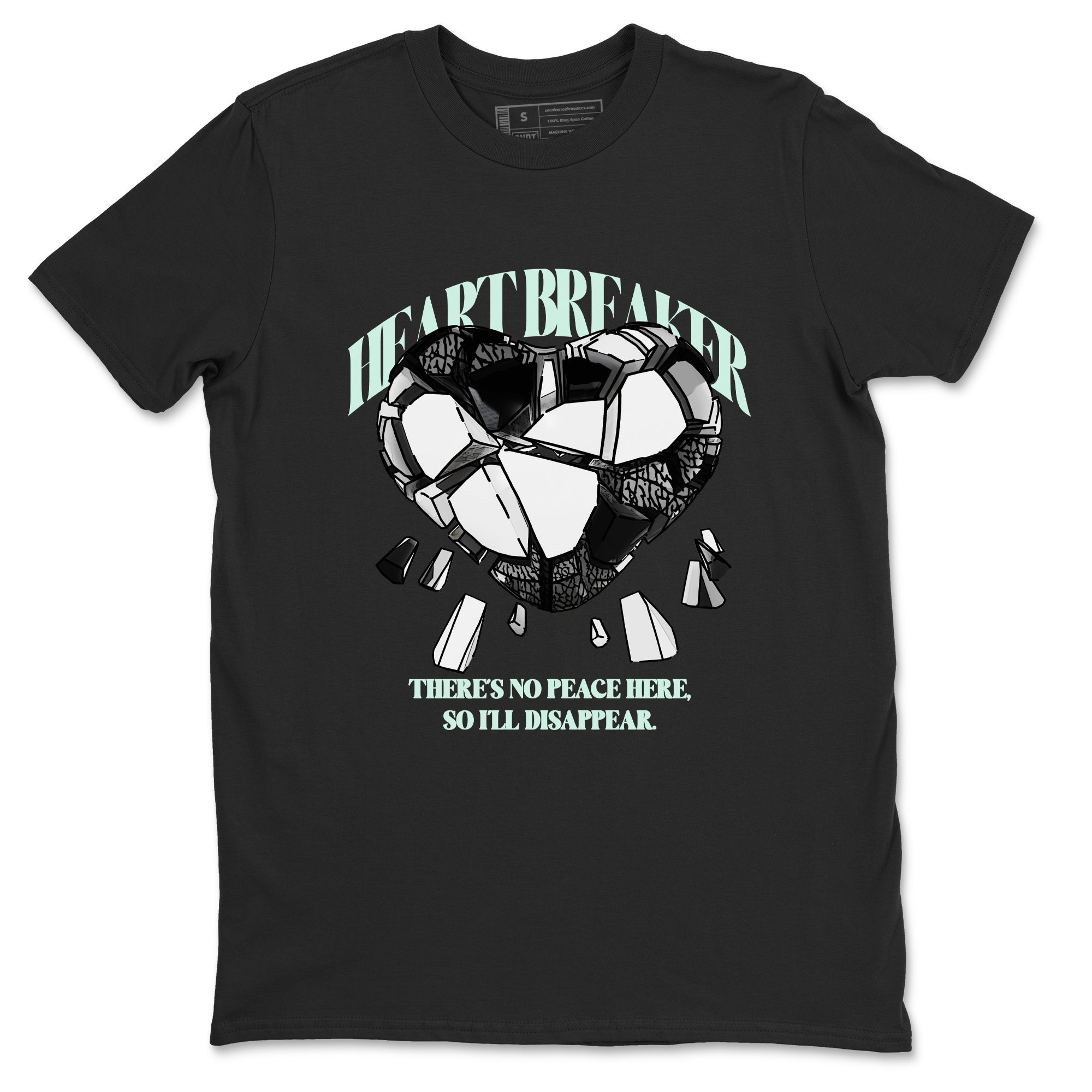 Heart Breaker snkmatch Tees - Air Jordan 3 Green Glow