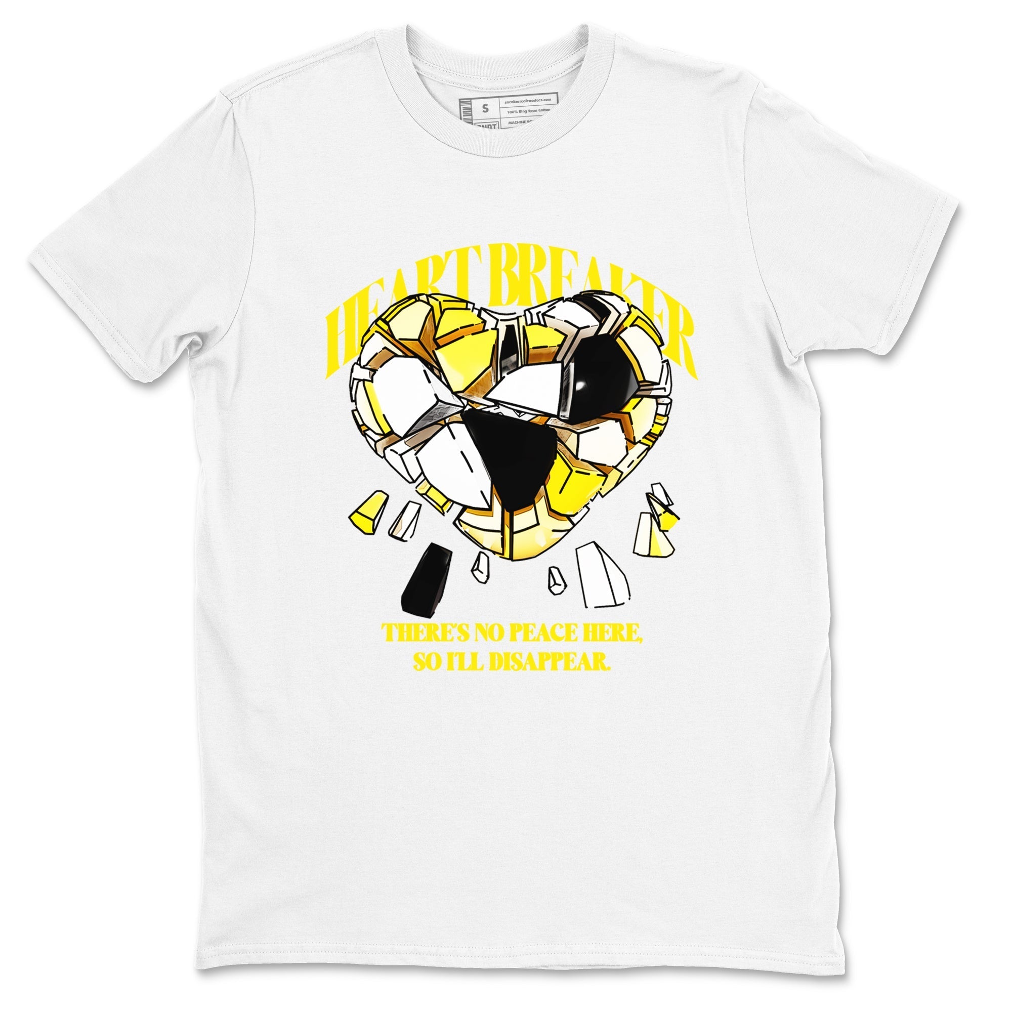Heart Breaker snkmatch Tees - Air Jordan 4 Vivid Sulfur