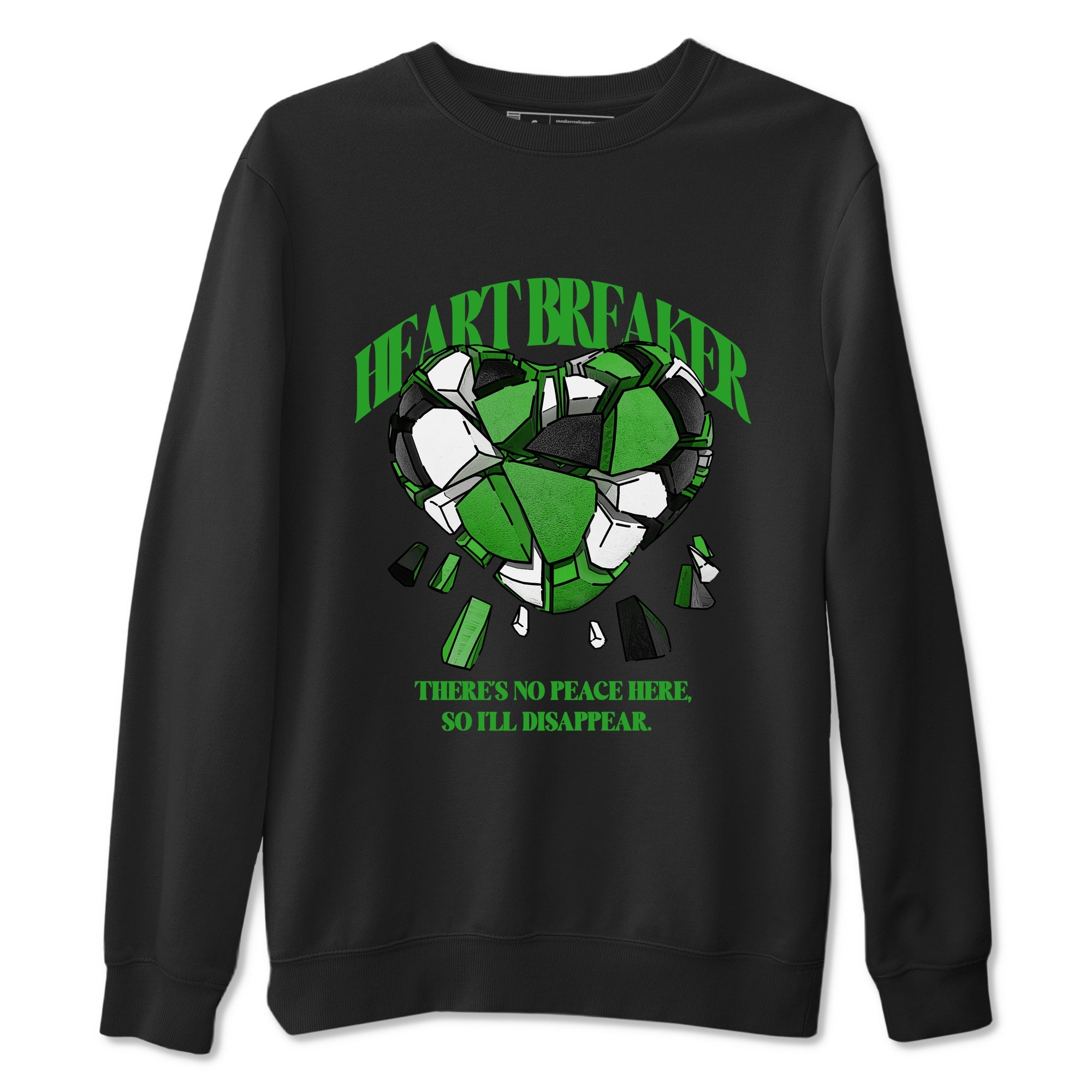 Heart Breaker snkmatch Tees - Air Jordan 5 Lucky Green