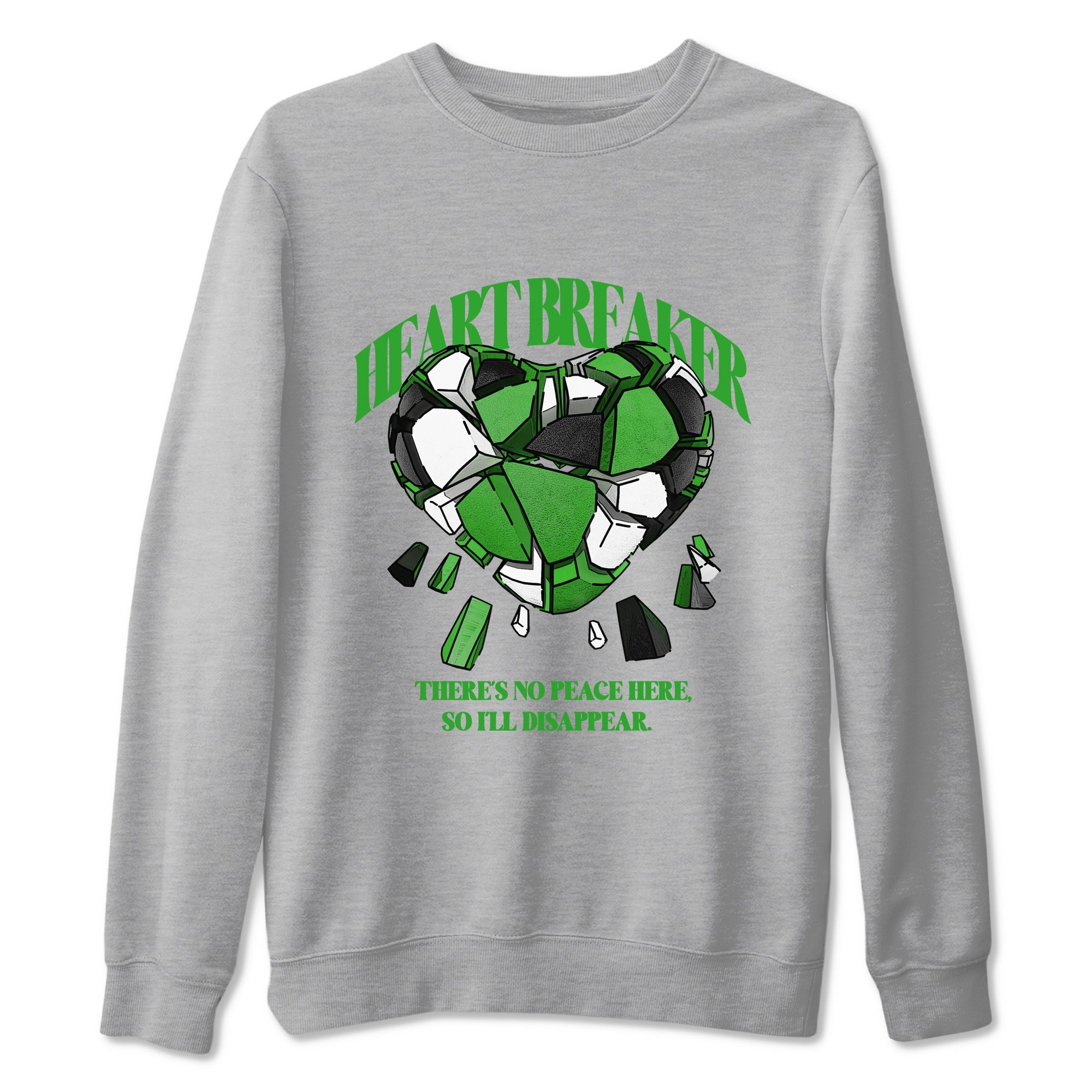 Heart Breaker snkmatch Tees - Air Jordan 5 Lucky Green