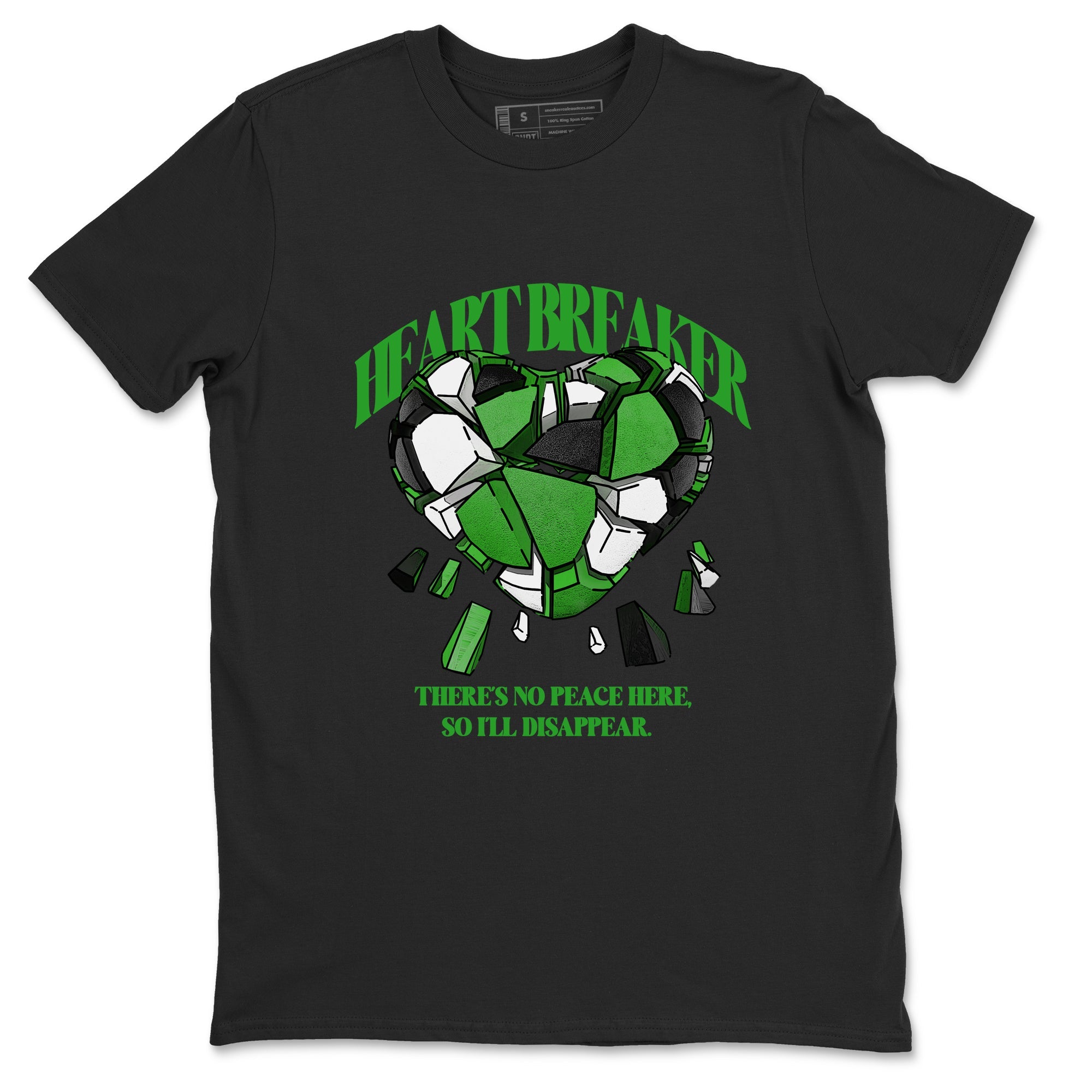 Heart Breaker snkmatch Tees - Air Jordan 5 Lucky Green