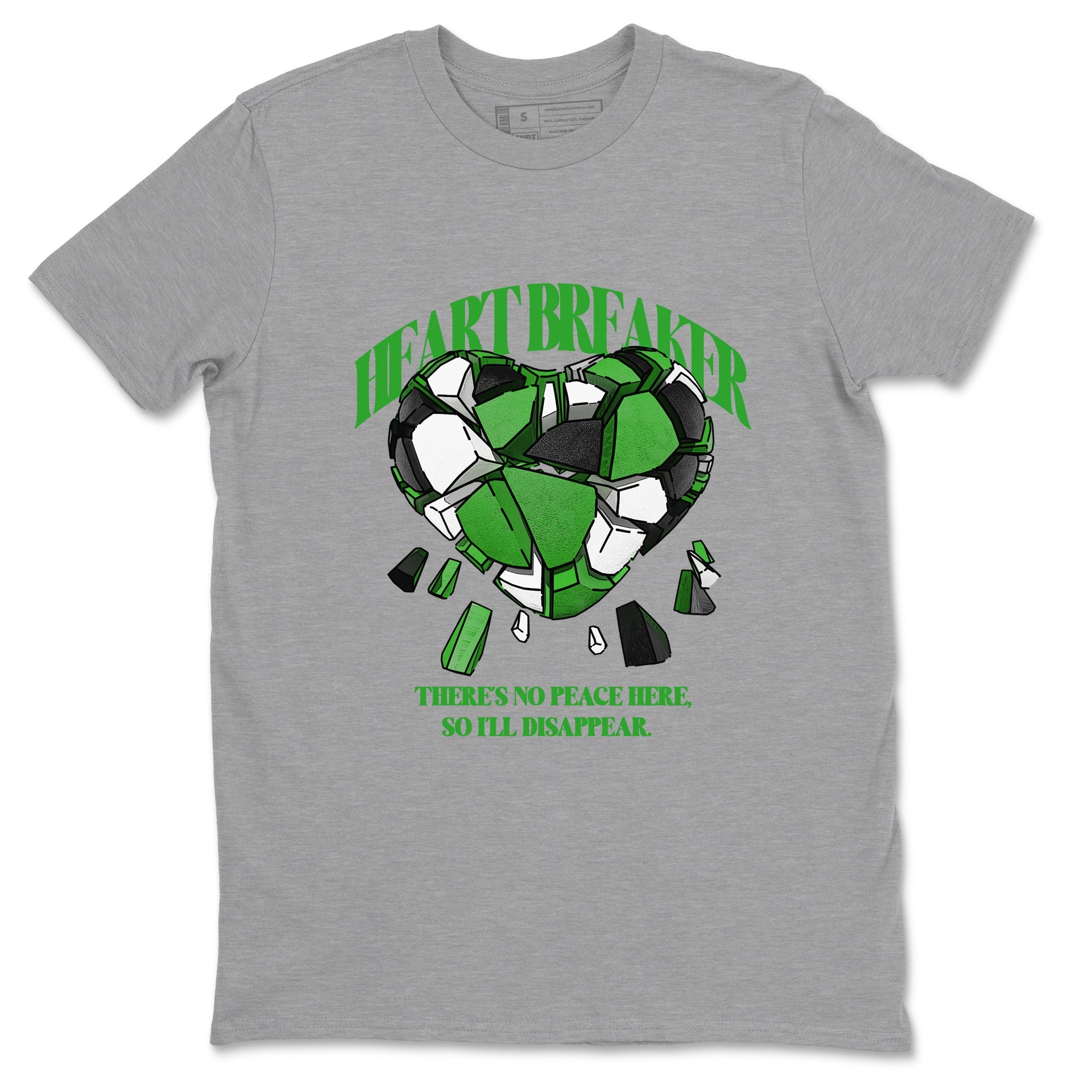 Heart Breaker snkmatch Tees - Air Jordan 5 Lucky Green