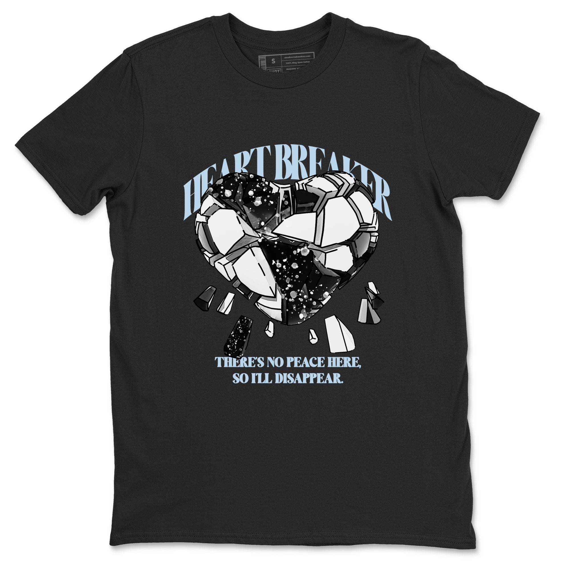 Heart Breaker snkmatch Tees - Air Jordan 6 White Black