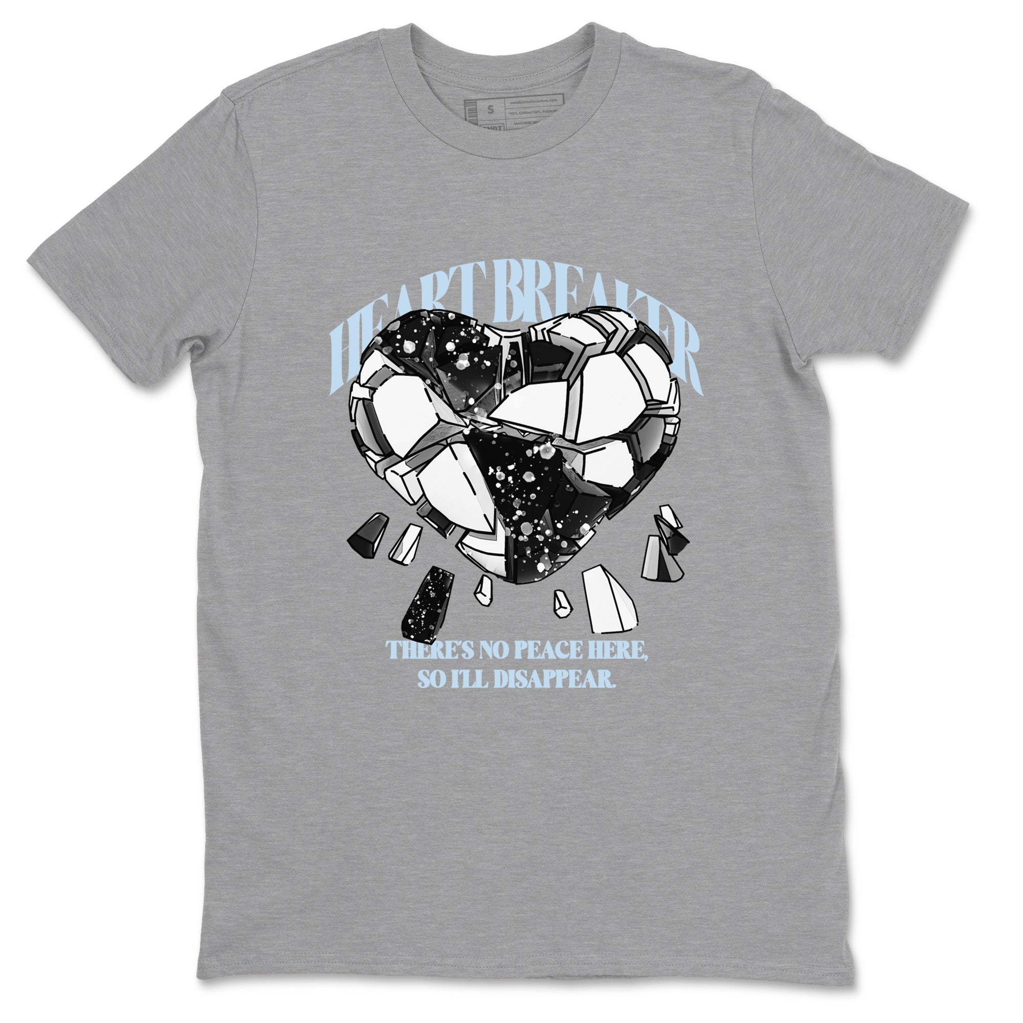 Heart Breaker snkmatch Tees - Air Jordan 6 White Black