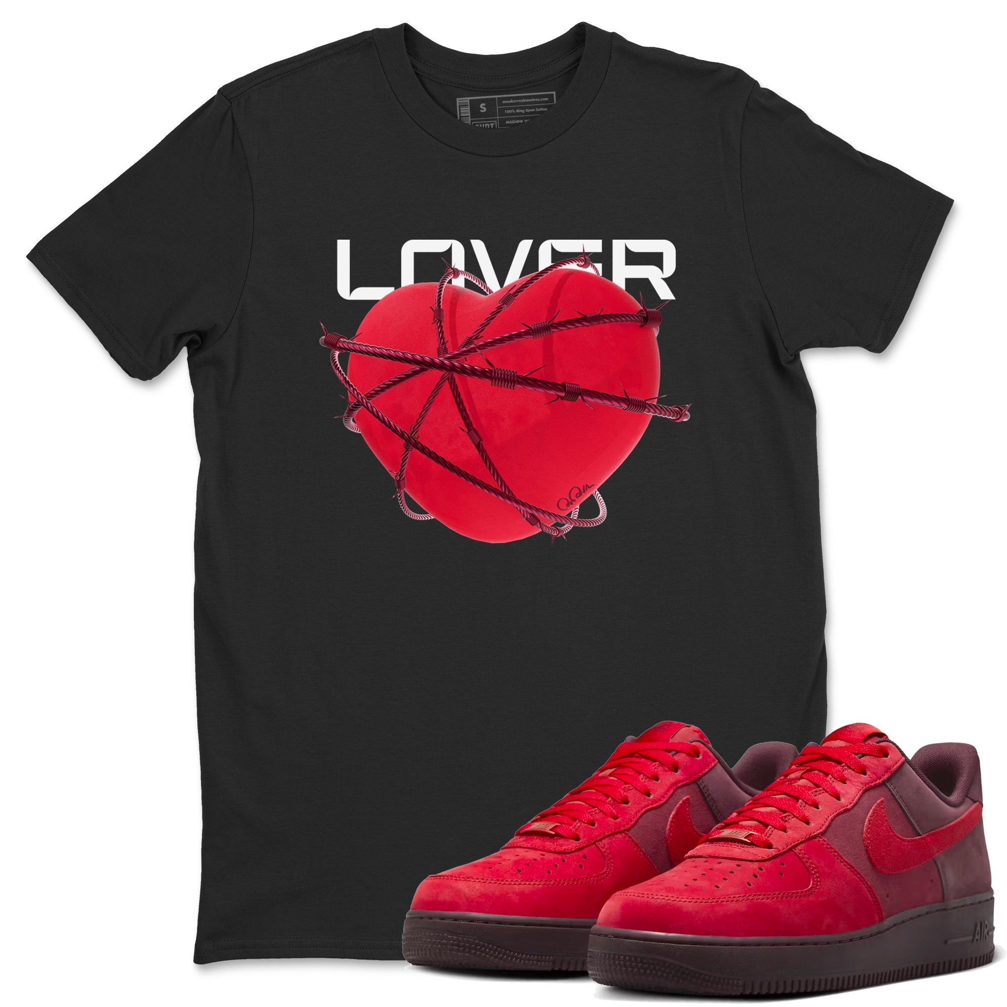 Heart Lover snkmatch Tees - Air Force 1 Layers Of Love