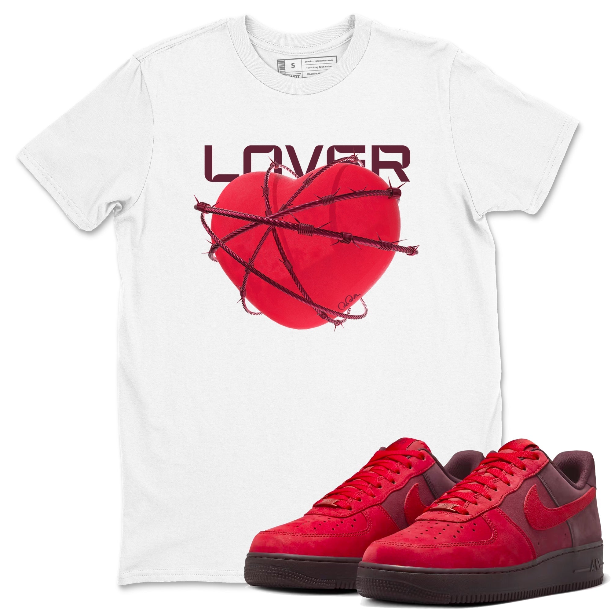 Heart Lover snkmatch Tees - Air Force 1 Layers Of Love