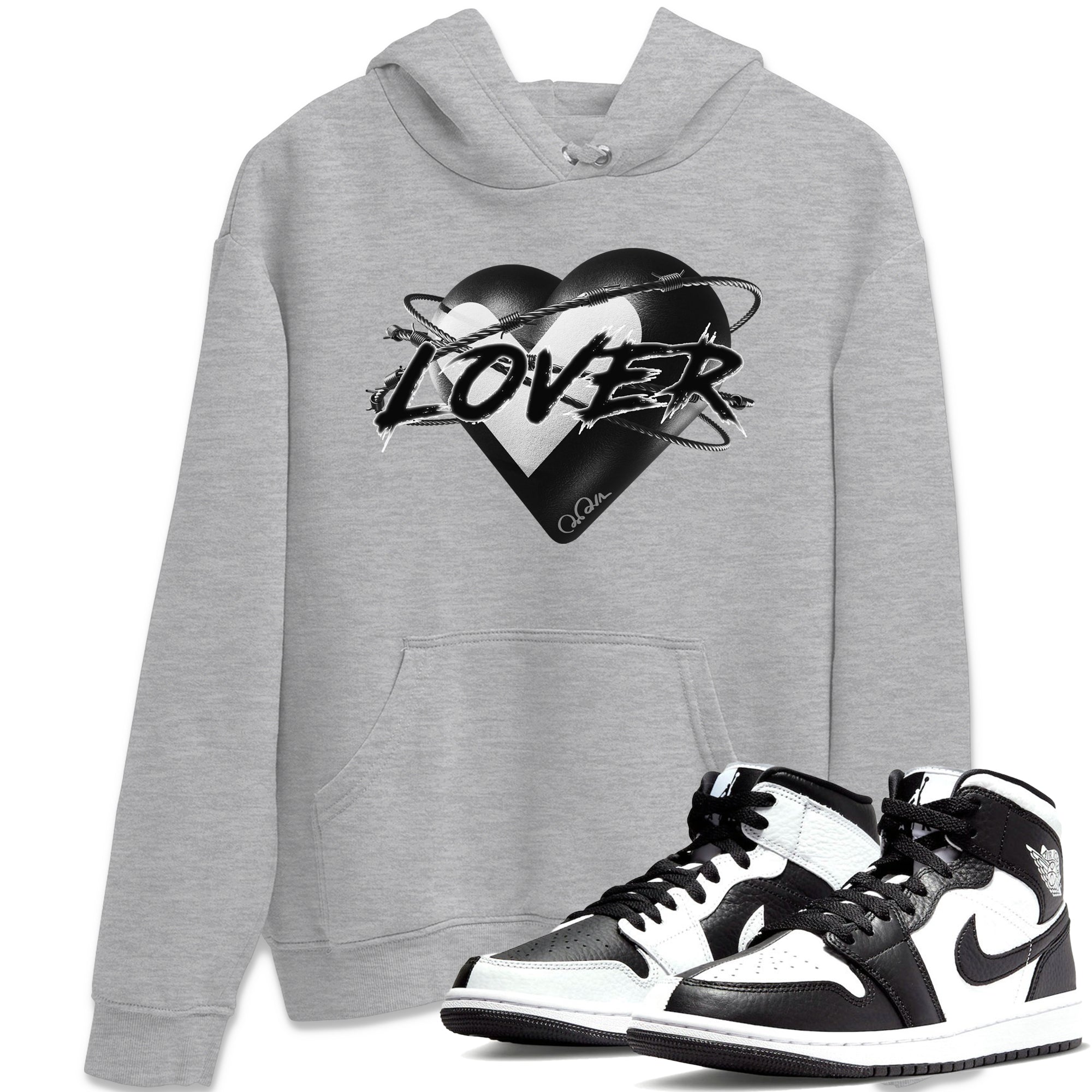 Heart Lover Unisex Tops - Air Jordan 1 Homage