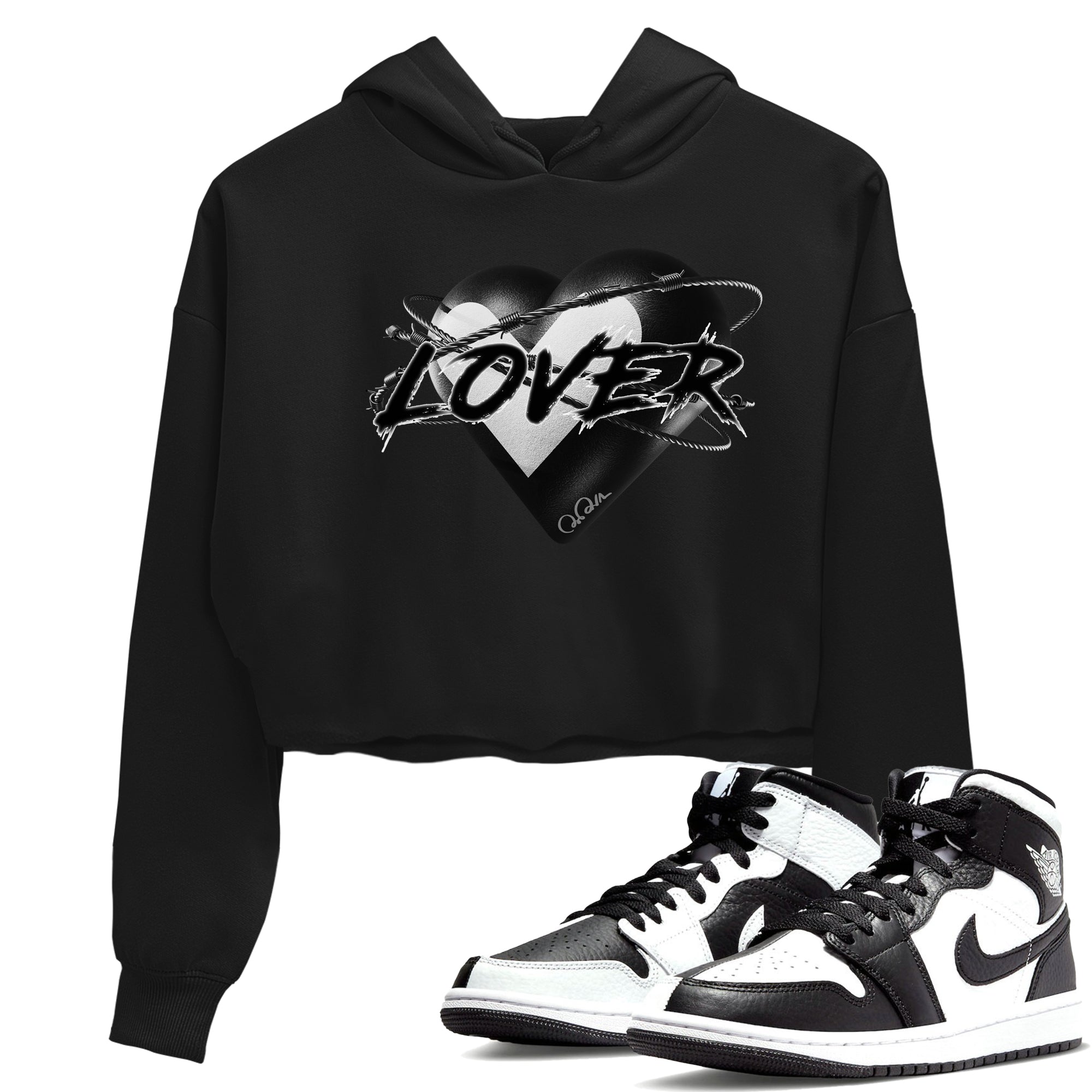 Heart Lover Women's Tops - Air Jordan 1 Homage