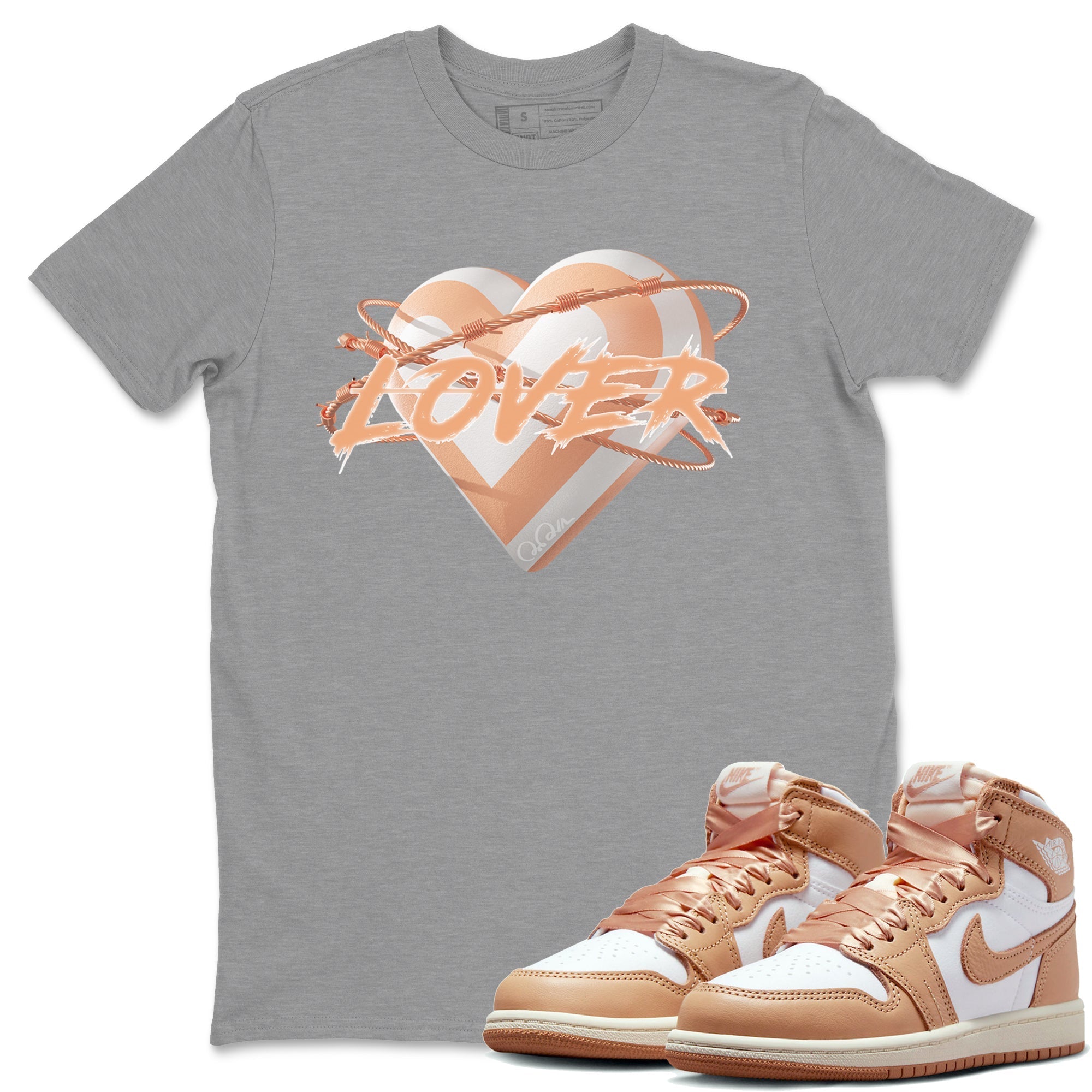 Heart Lover snkmatch Tee - Air Jordan 1 Praline
