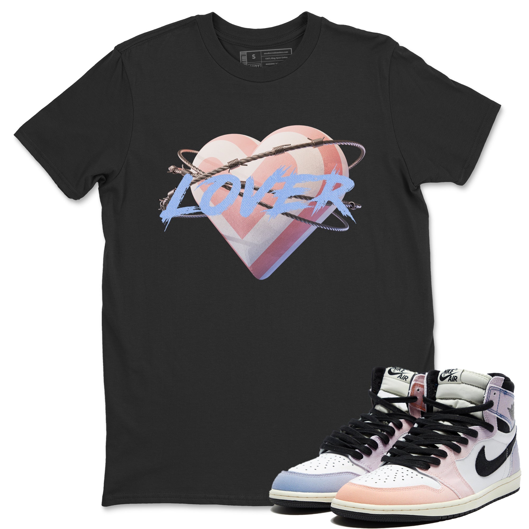 Heart Lover Unisex Tops - Air Jordan 1 Skyline