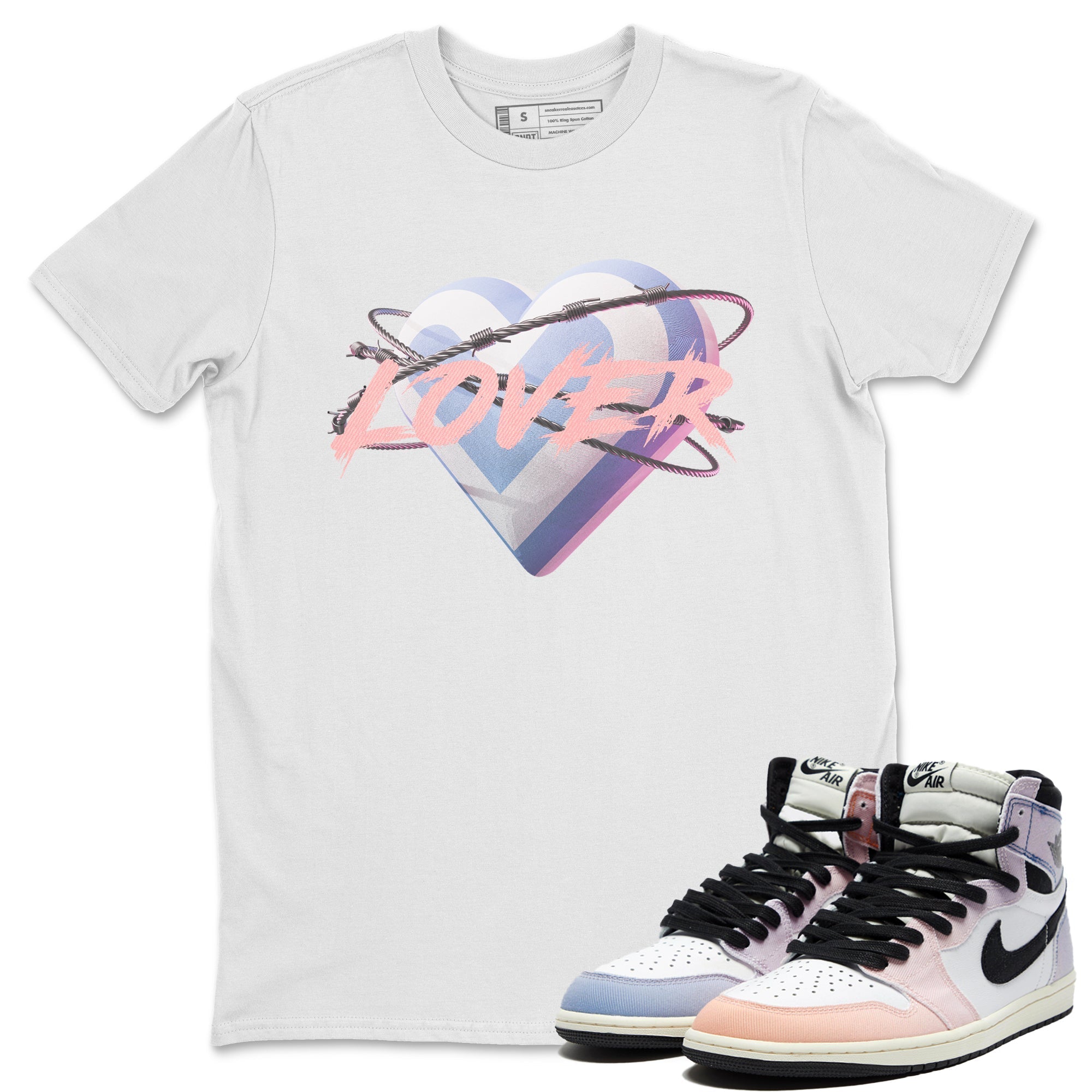 Heart Lover Unisex Tops - Air Jordan 1 Skyline