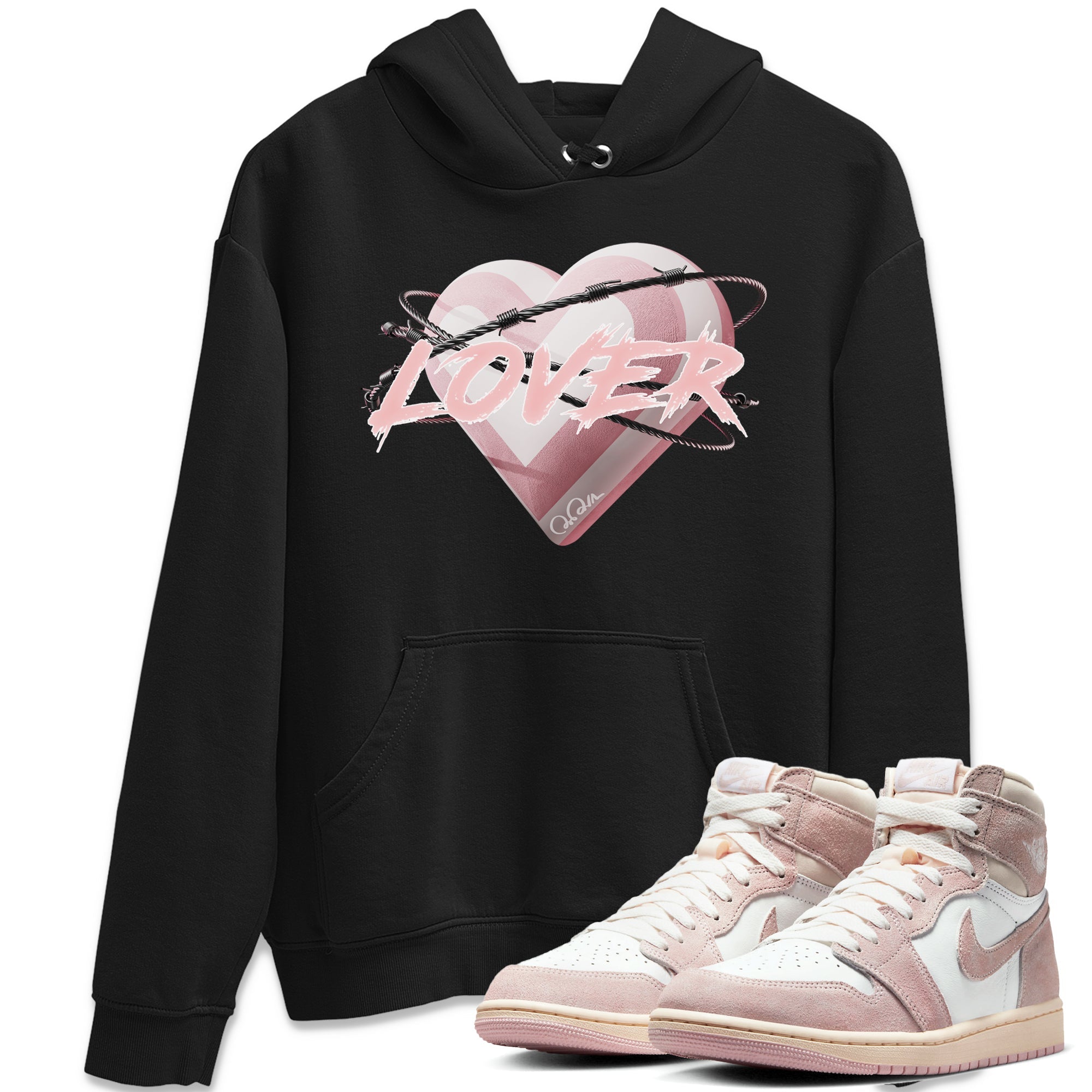 Heart Lover Unisex Tops - Air Jordan 1 Washed Pink