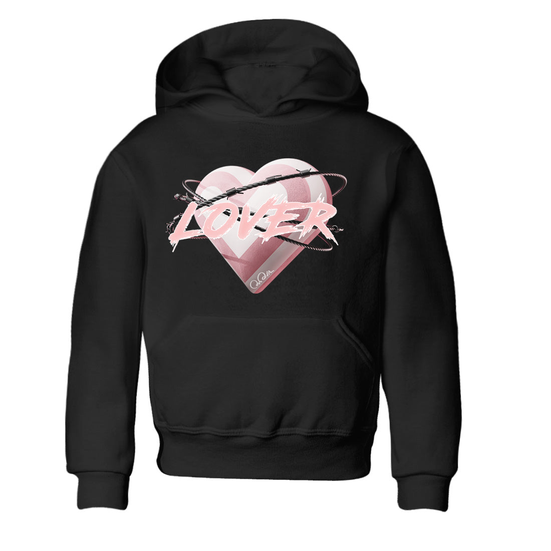 Heart Lover Kids Tops - Air Jordan 1 Washed Pink