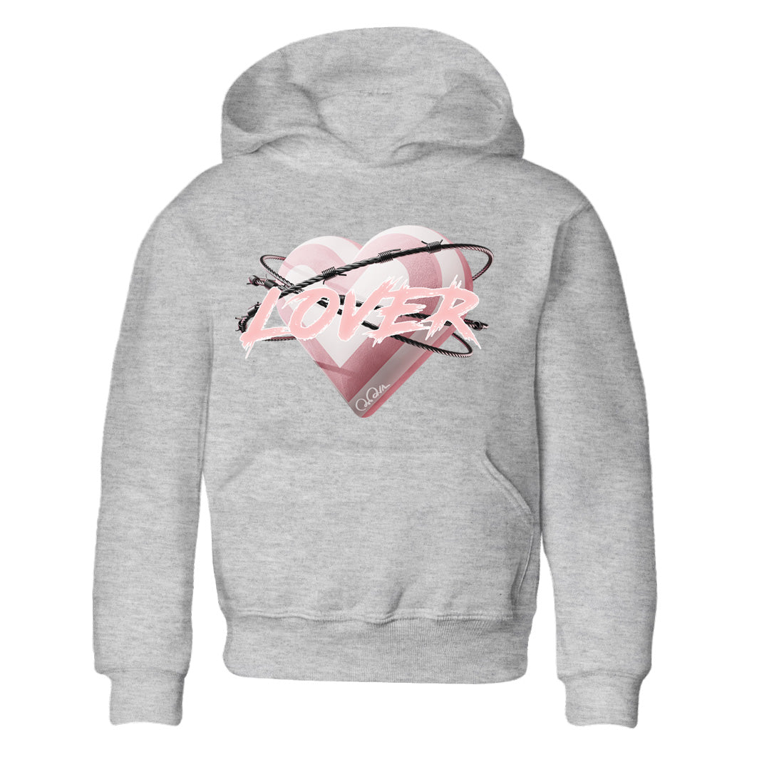 Heart Lover Kids Tops - Air Jordan 1 Washed Pink