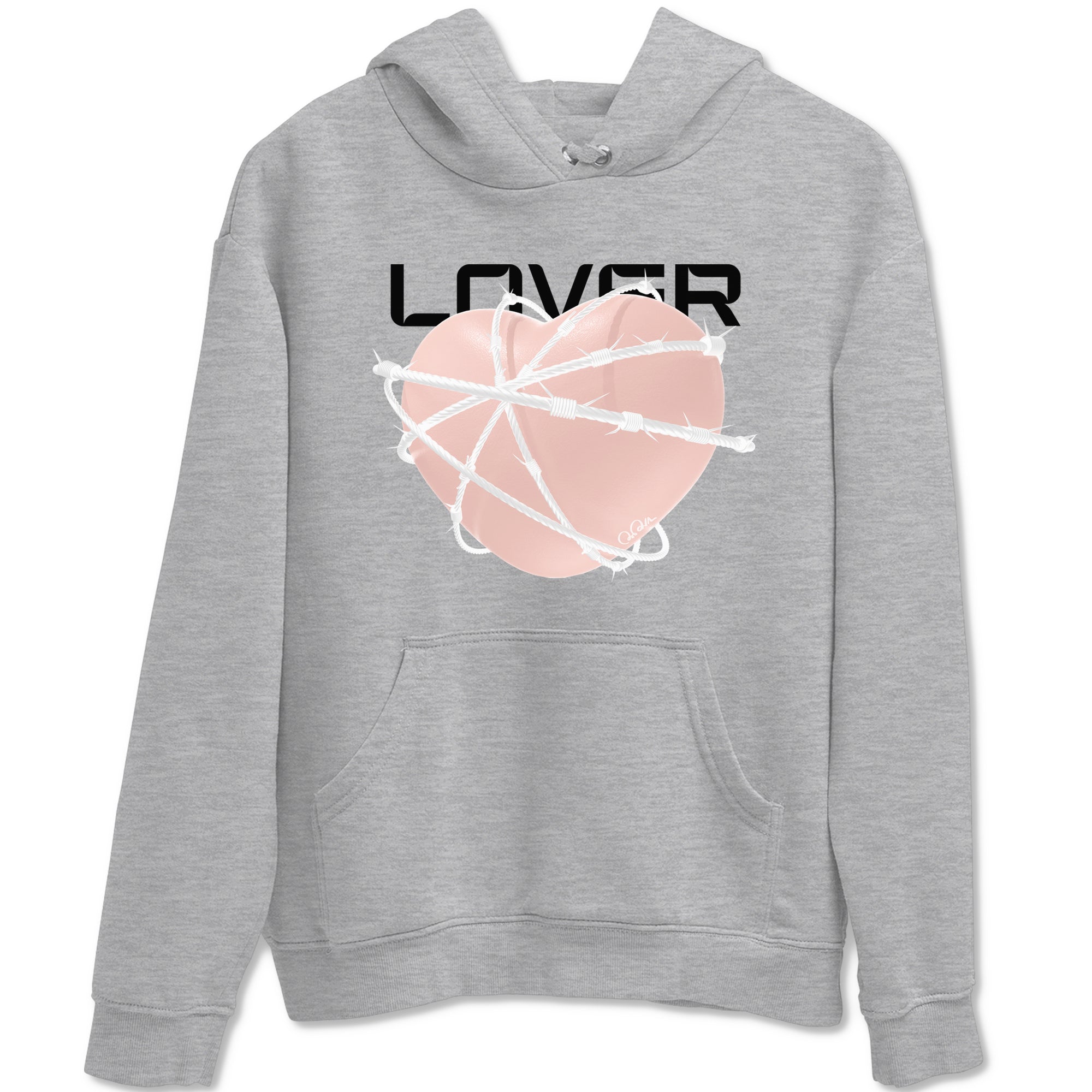 Heart Lover snkmatch Tees - Air Jordan 11 Legend Pink