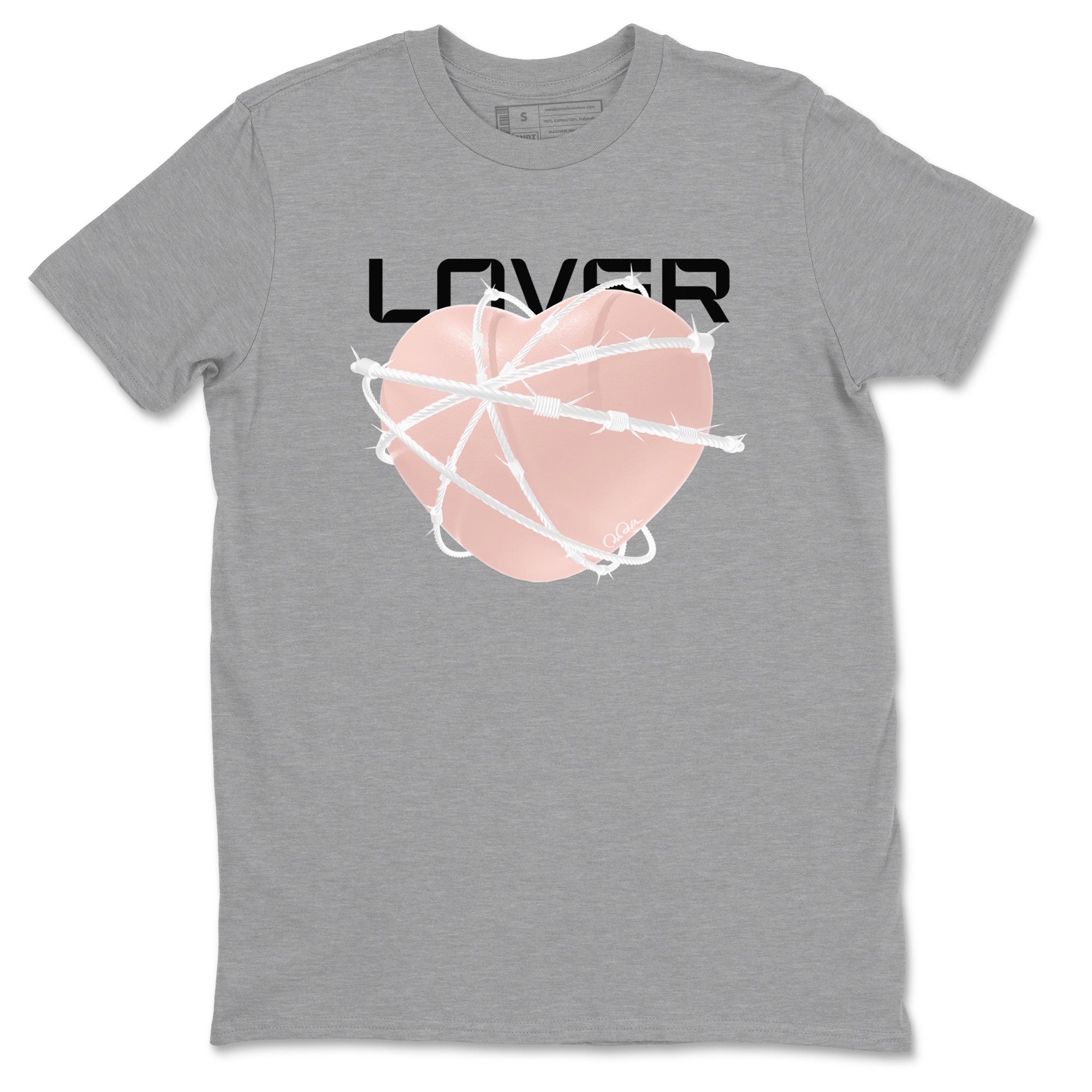 Heart Lover snkmatch Tees - Air Jordan 11 Legend Pink